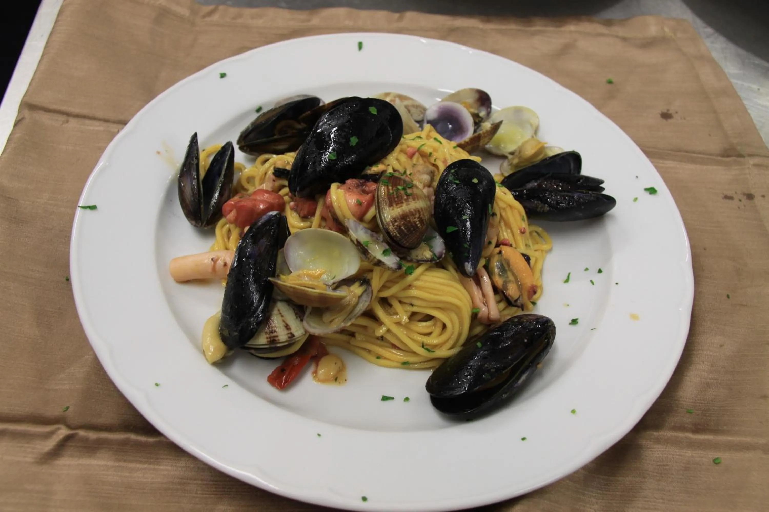 Food close-up in Domus Hotel