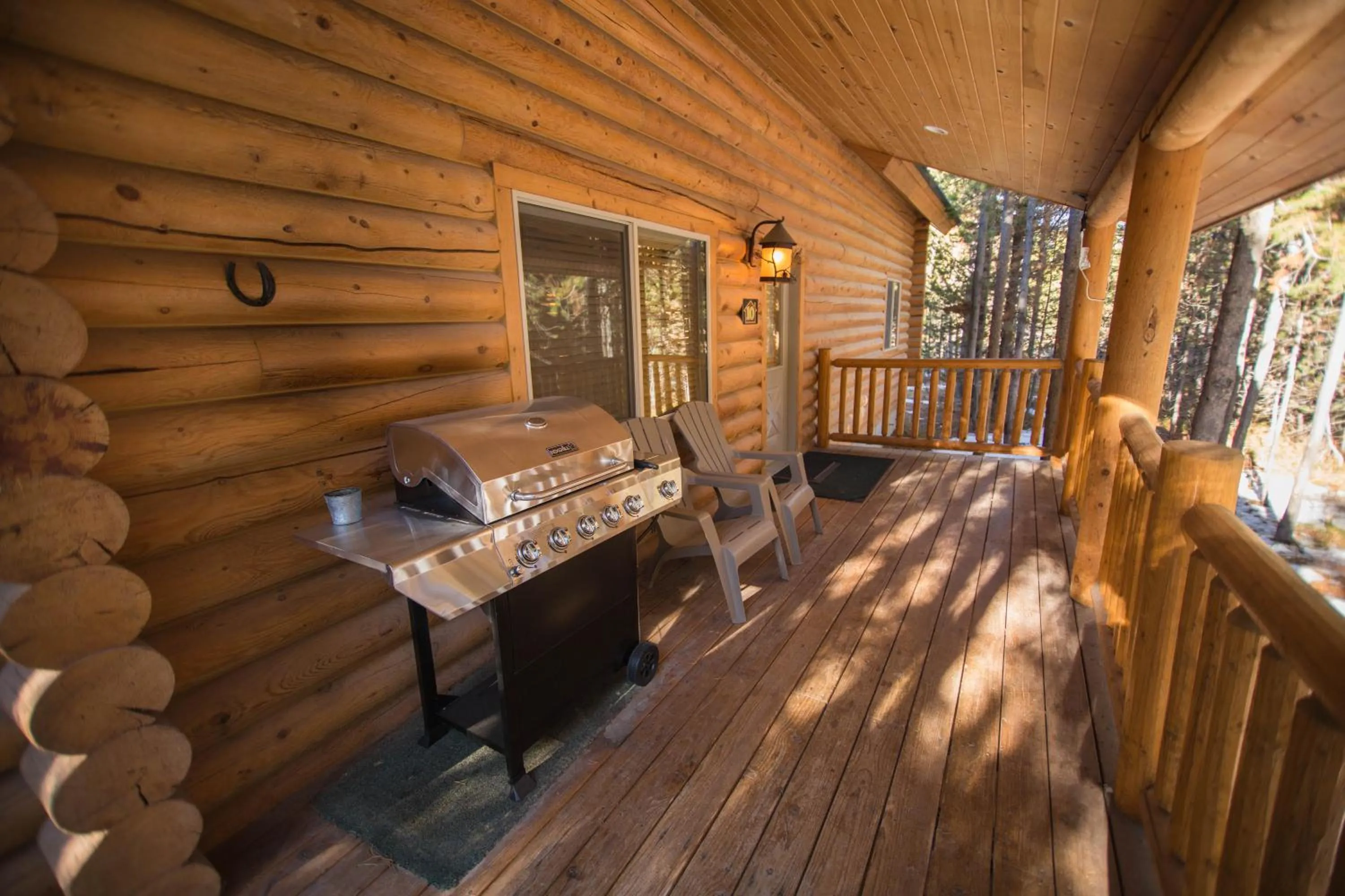 Patio in The Pines at Island Park