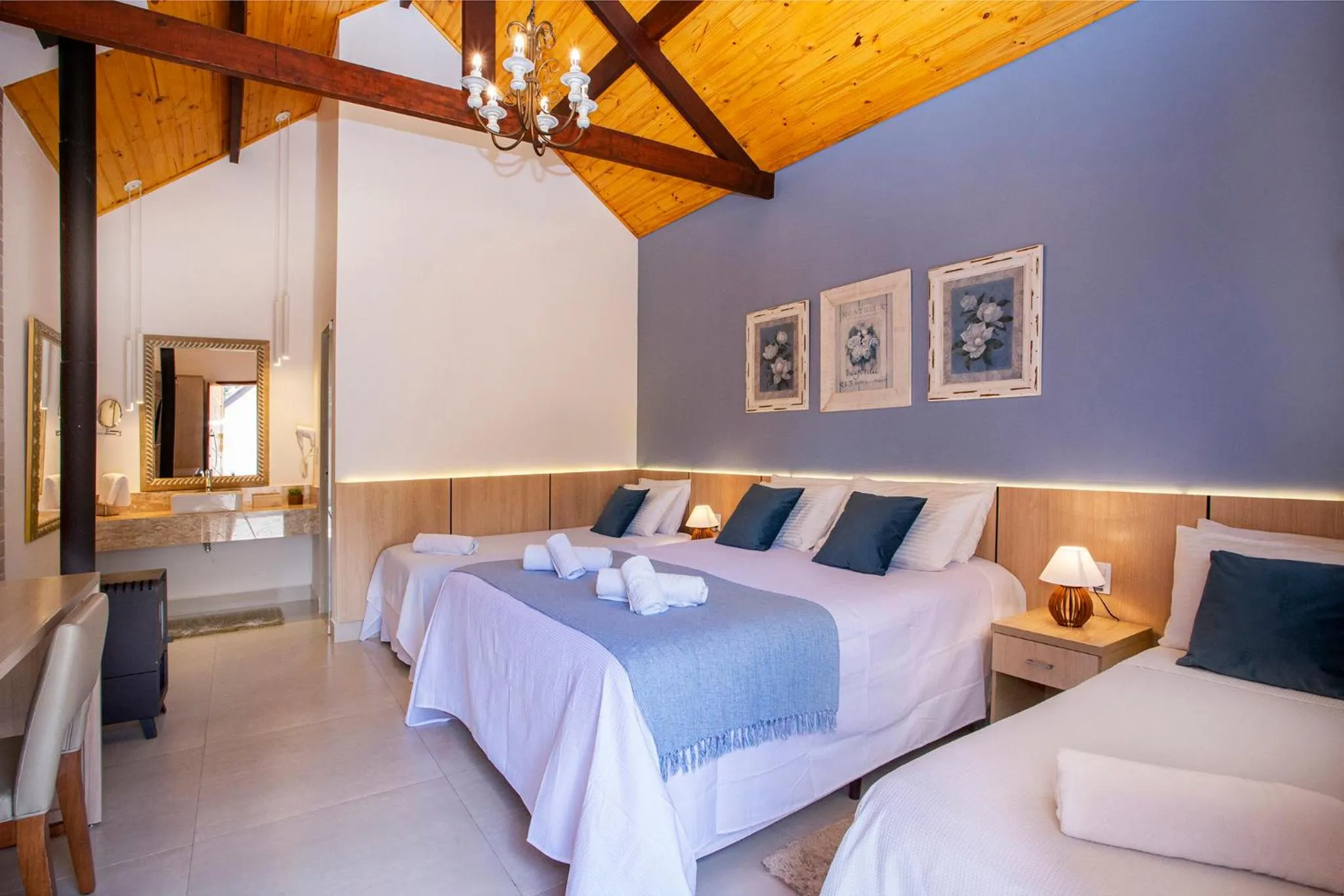 Bed in Pousada das Videiras