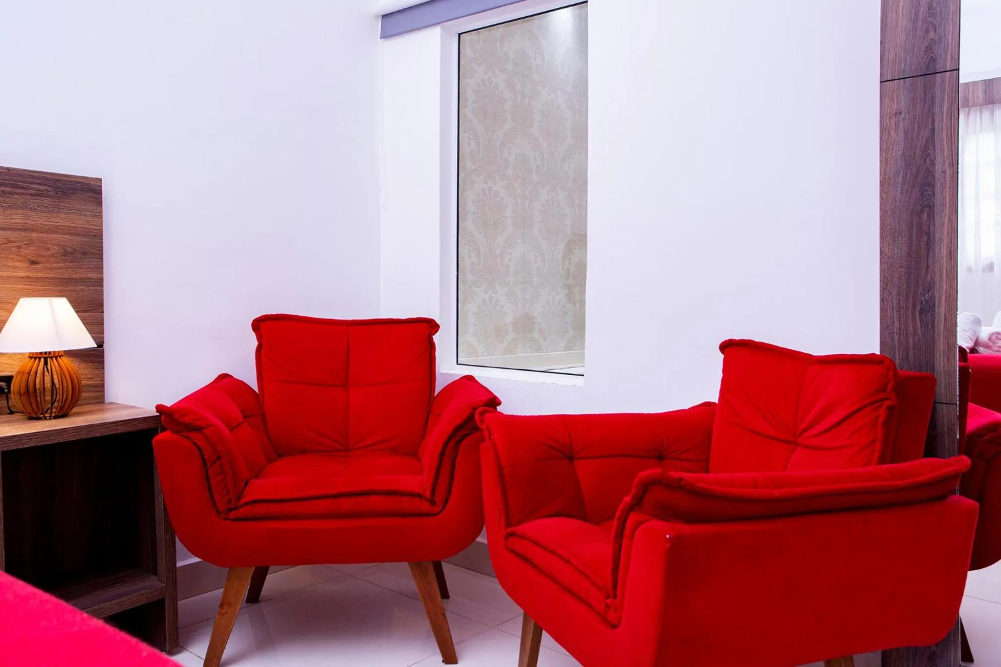 Seating area in Pousada das Videiras