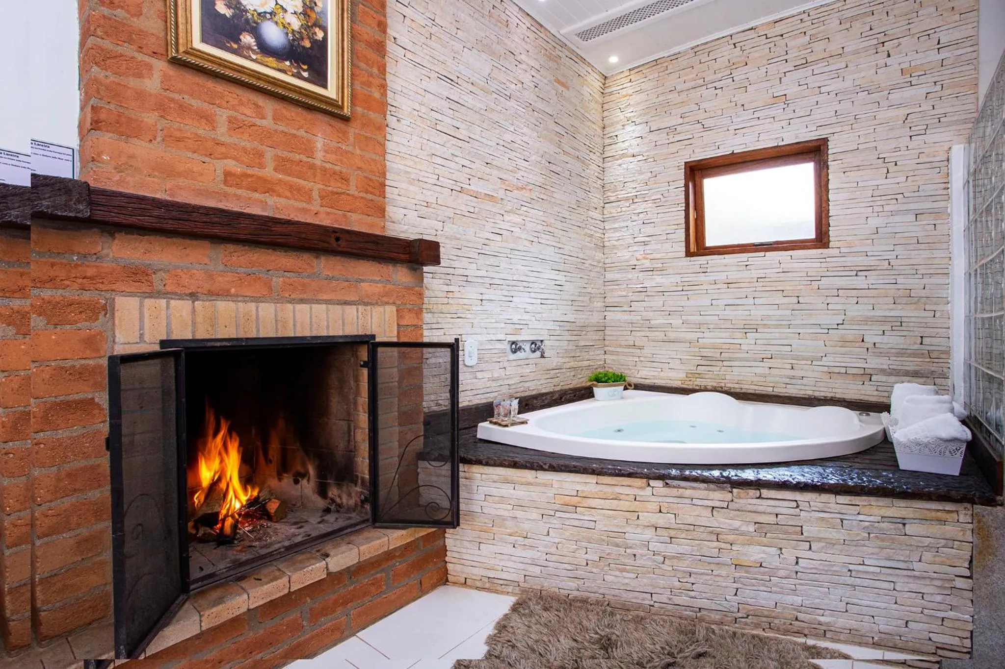 Hot Tub in Pousada das Videiras