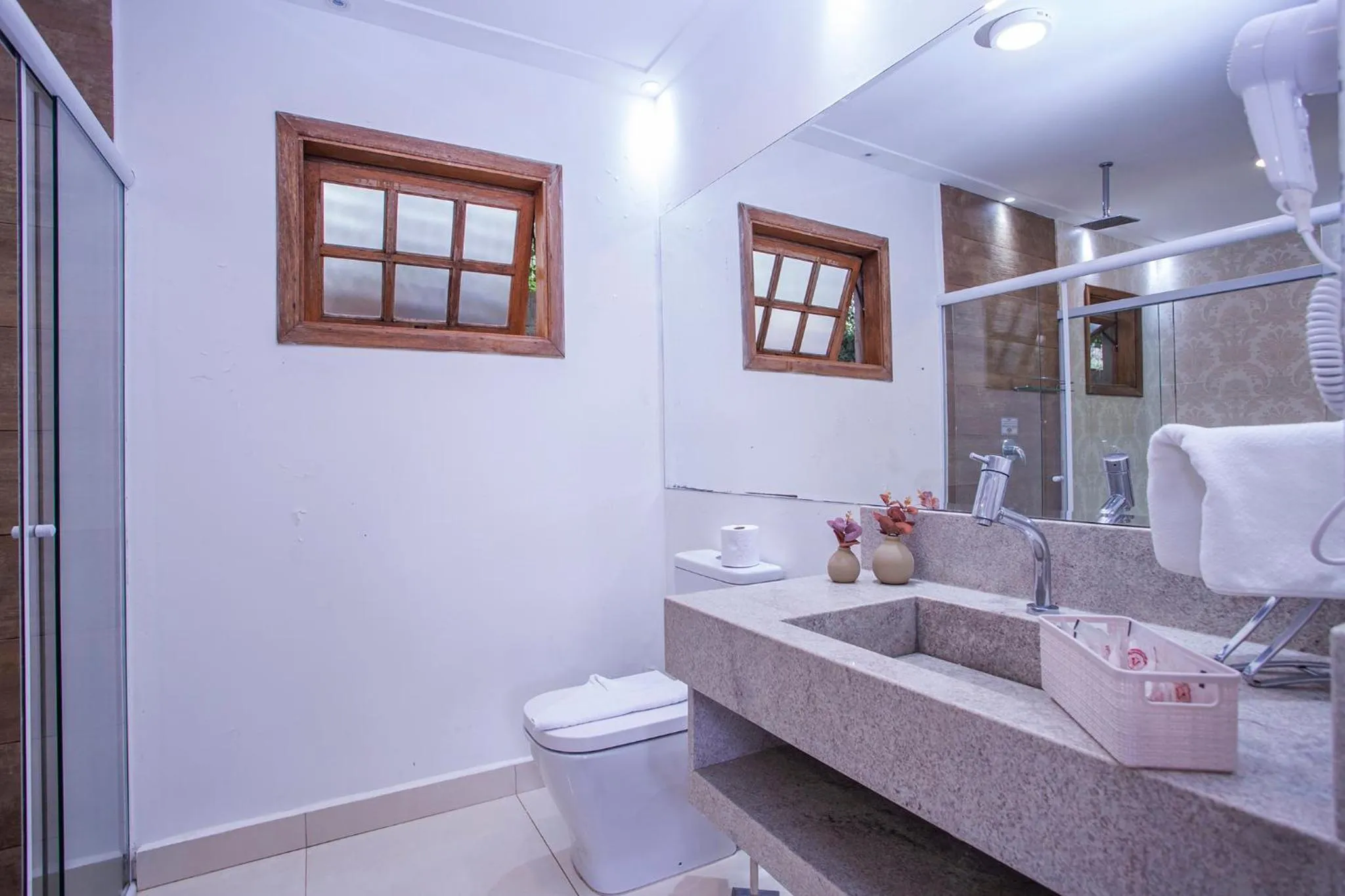 Bathroom in Pousada das Videiras