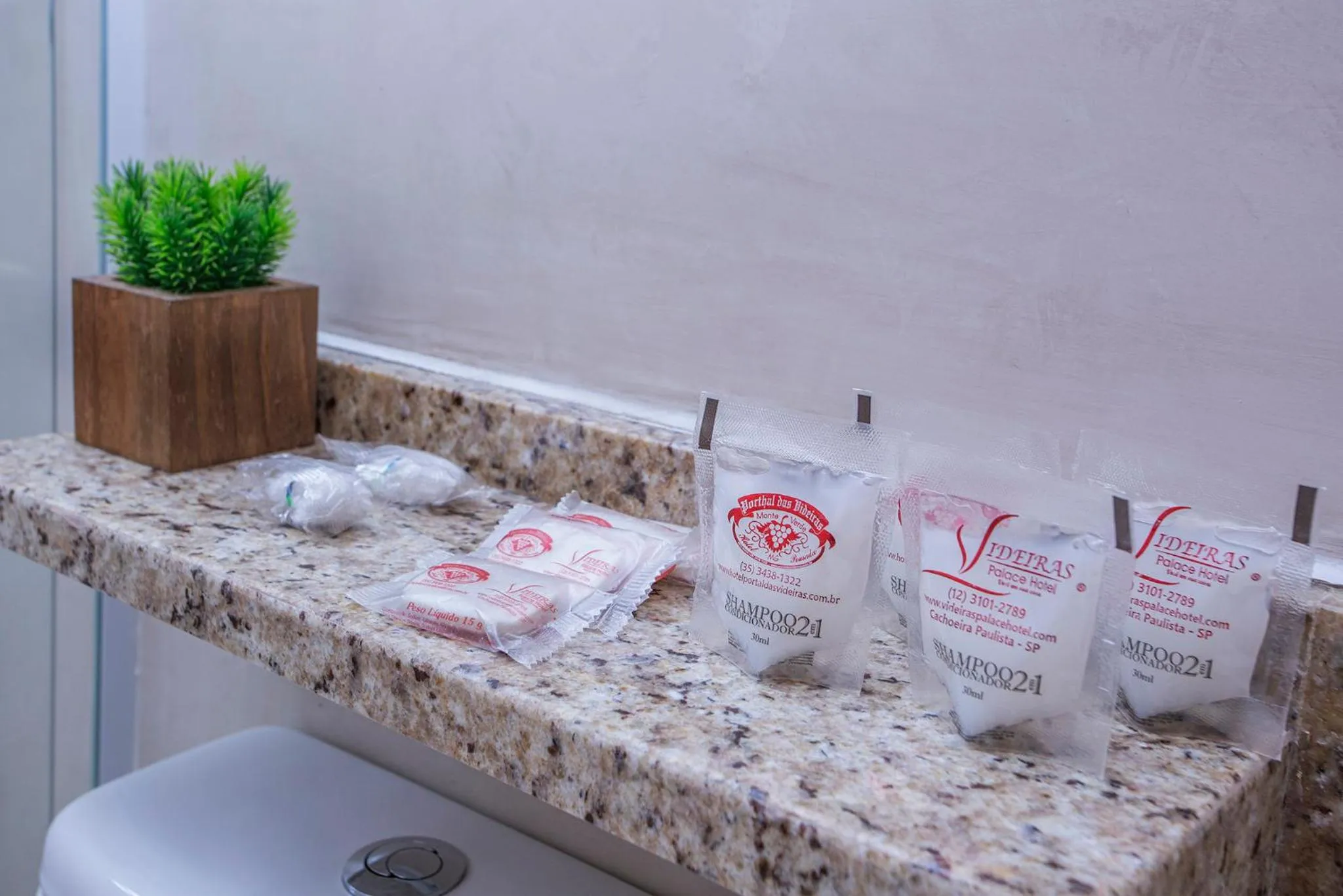 Bathroom in Pousada das Videiras