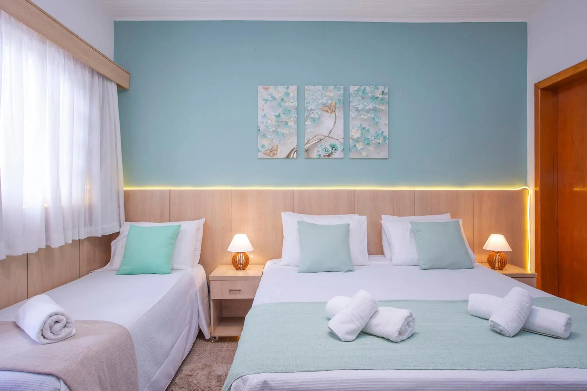 Bed in Pousada das Videiras