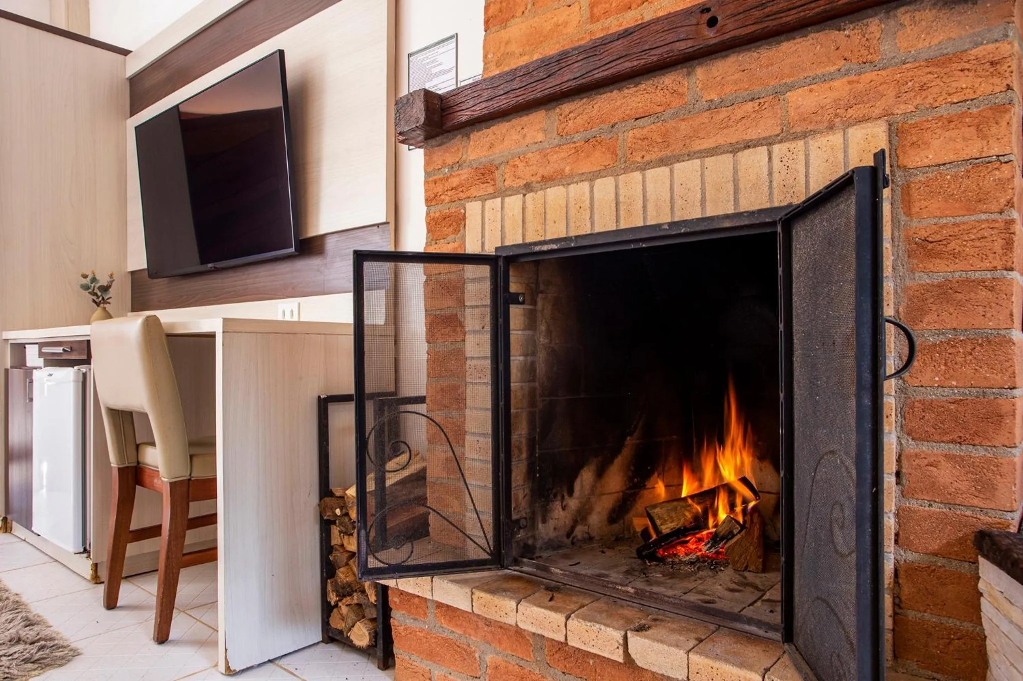 TV and multimedia in Pousada das Videiras