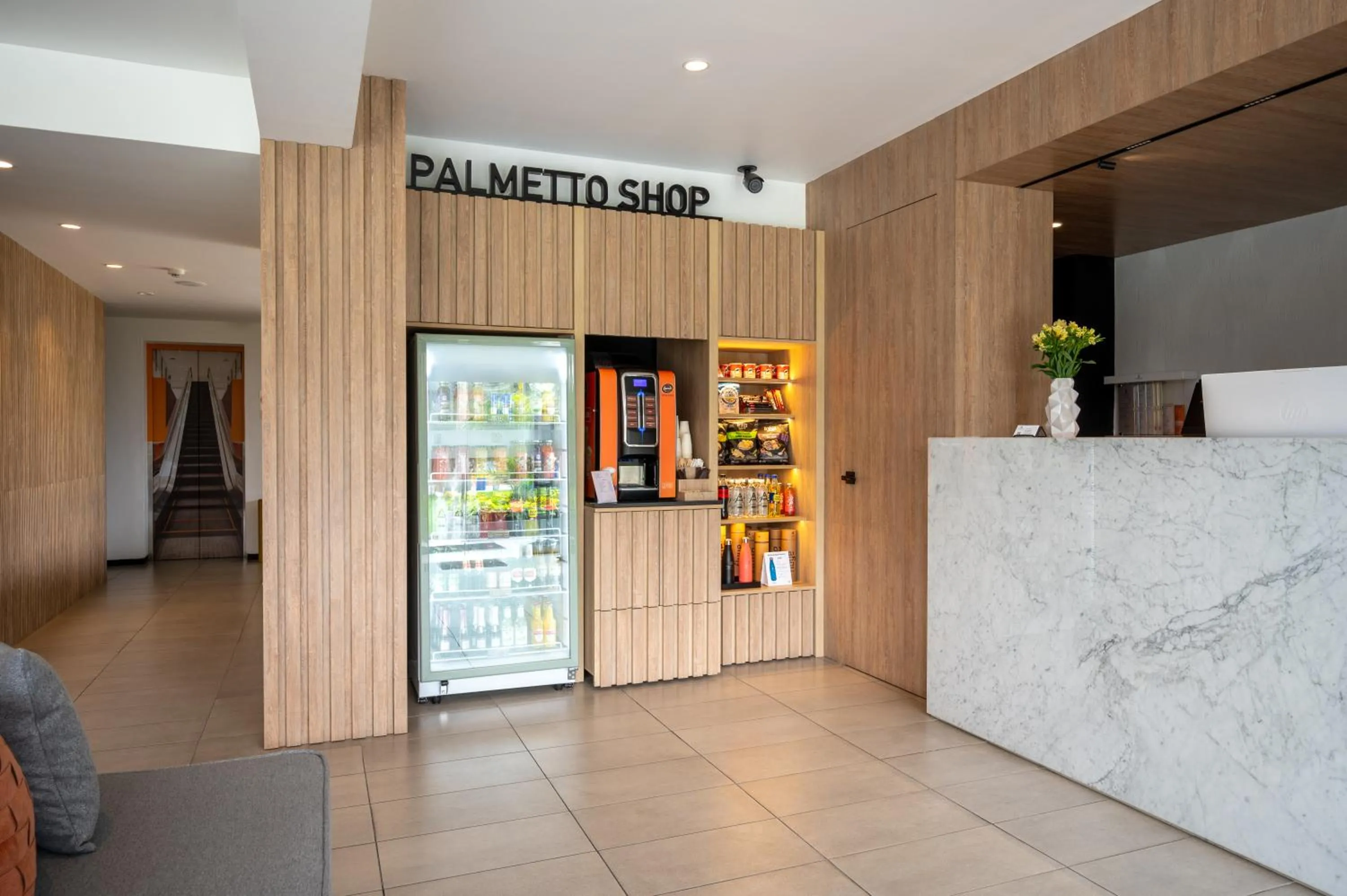 Lobby or reception in Palmetto Hotel Business San Miguel