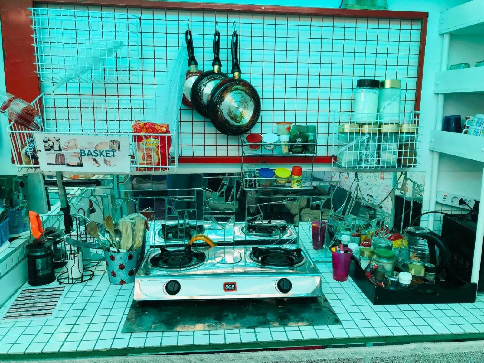 Dining area in Cape Capsules