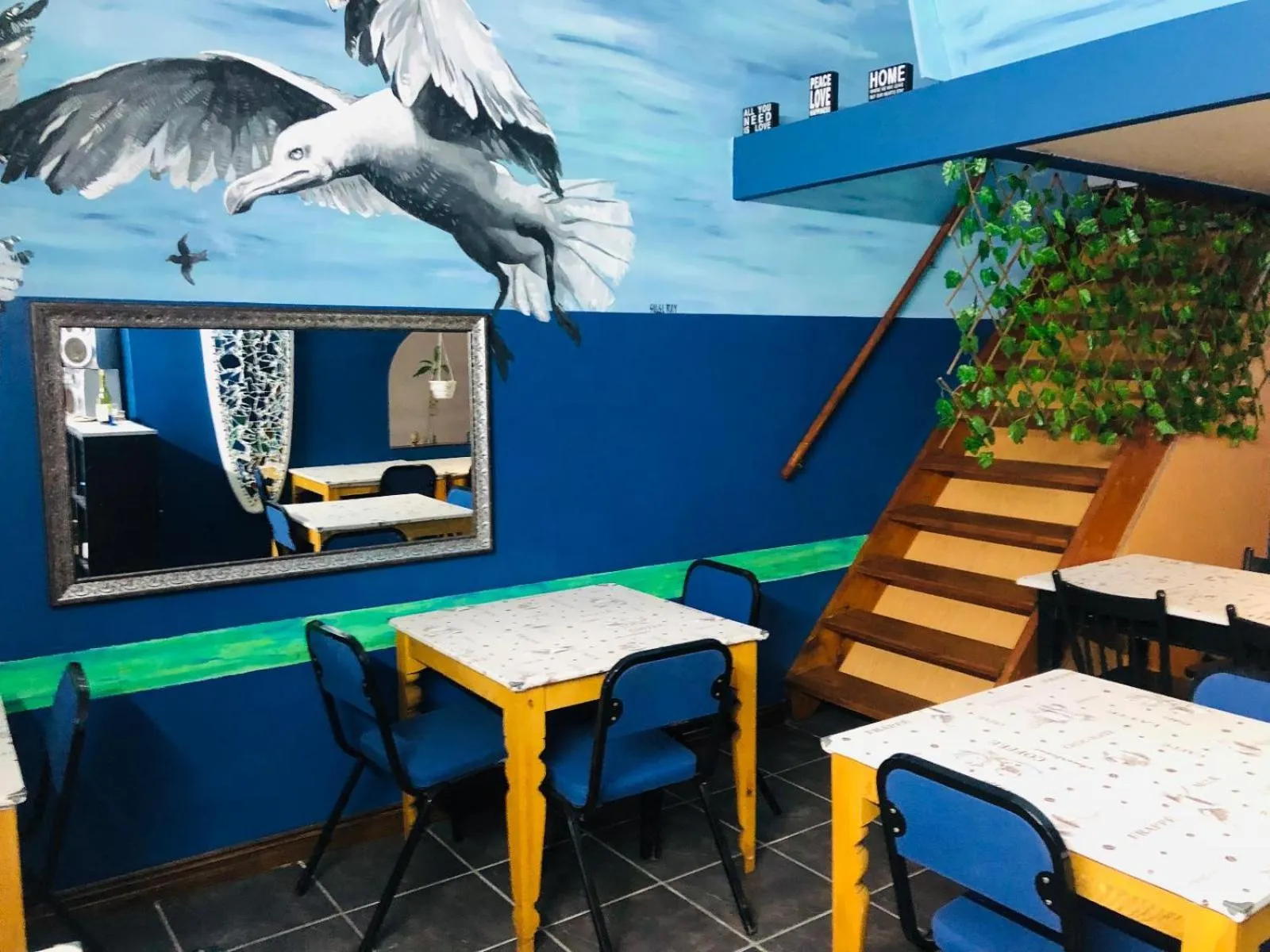 Dining area in Cape Capsules