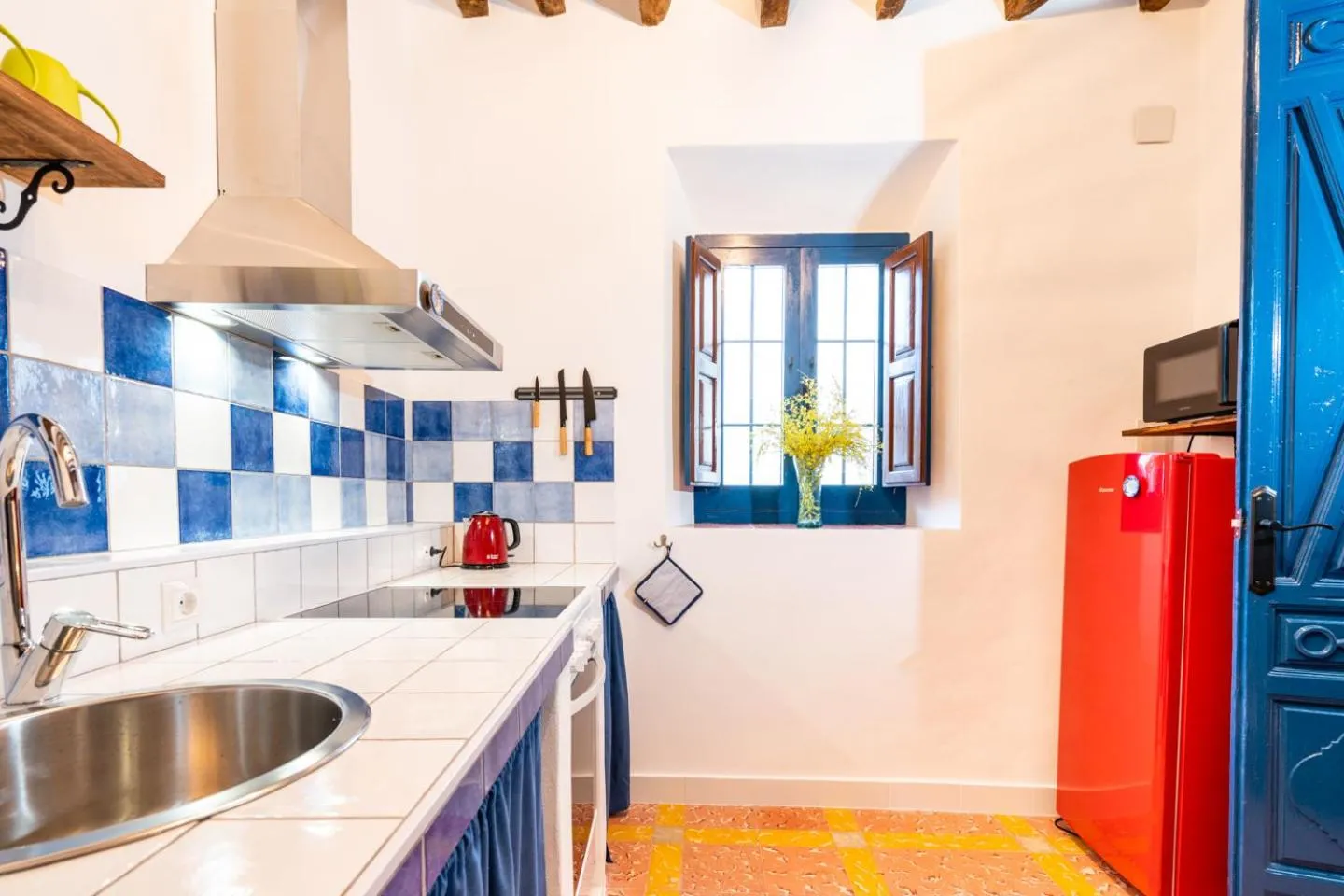 Kitchen or kitchenette in Limonero bnb