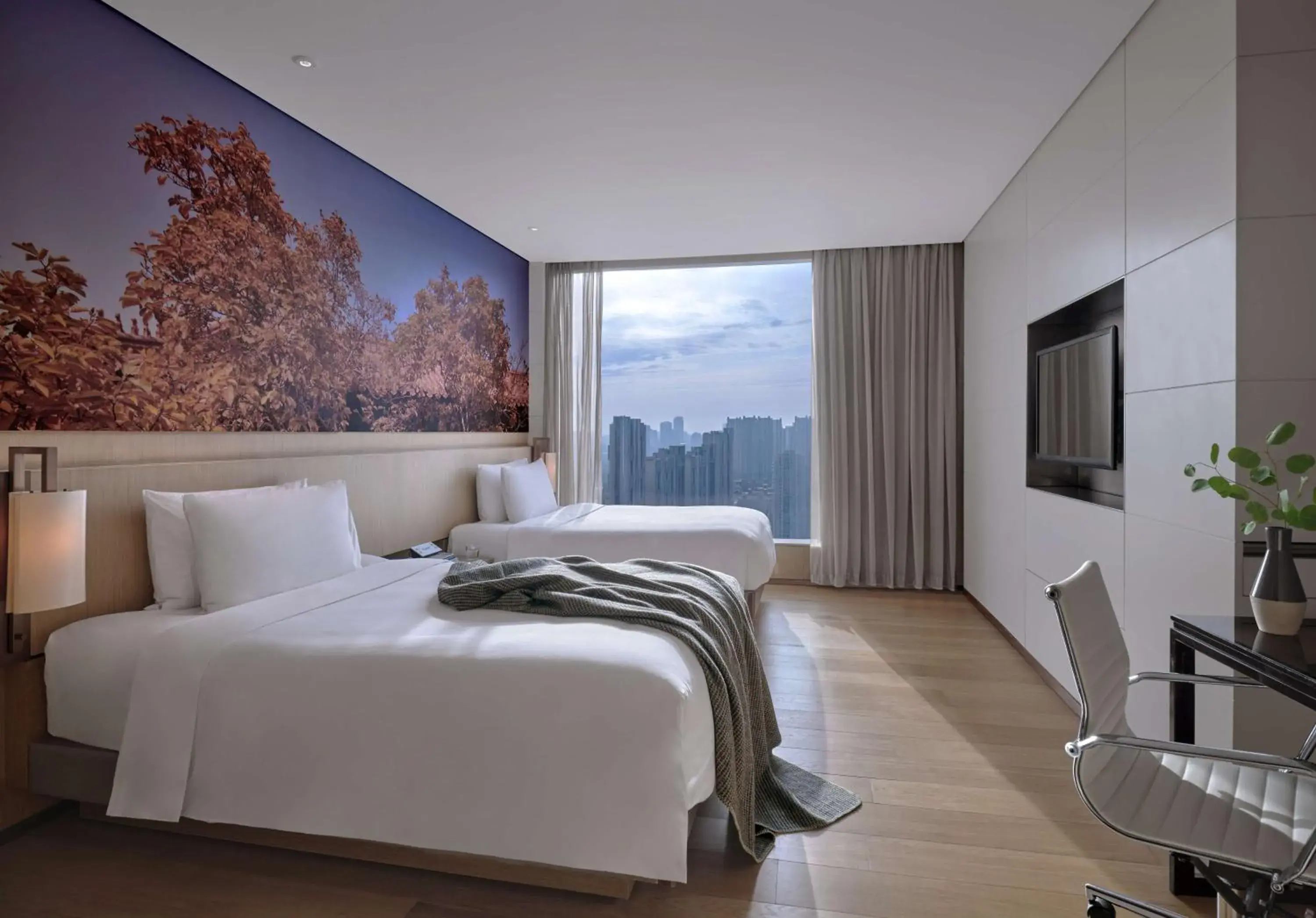 Urban Twin Room in East Beijing Urban Twin Room in East Beijing