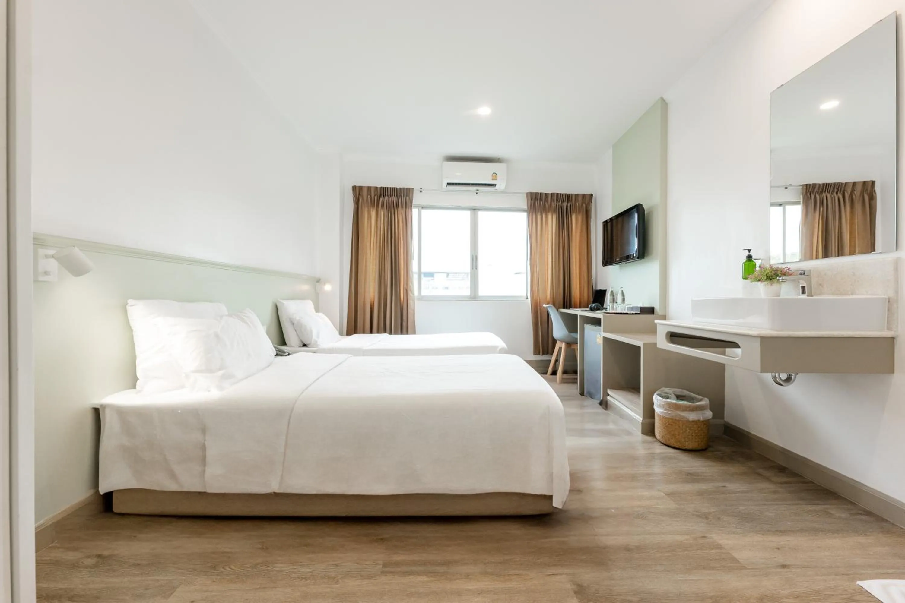 Bedroom, Bed in Dhevaraj Hotel