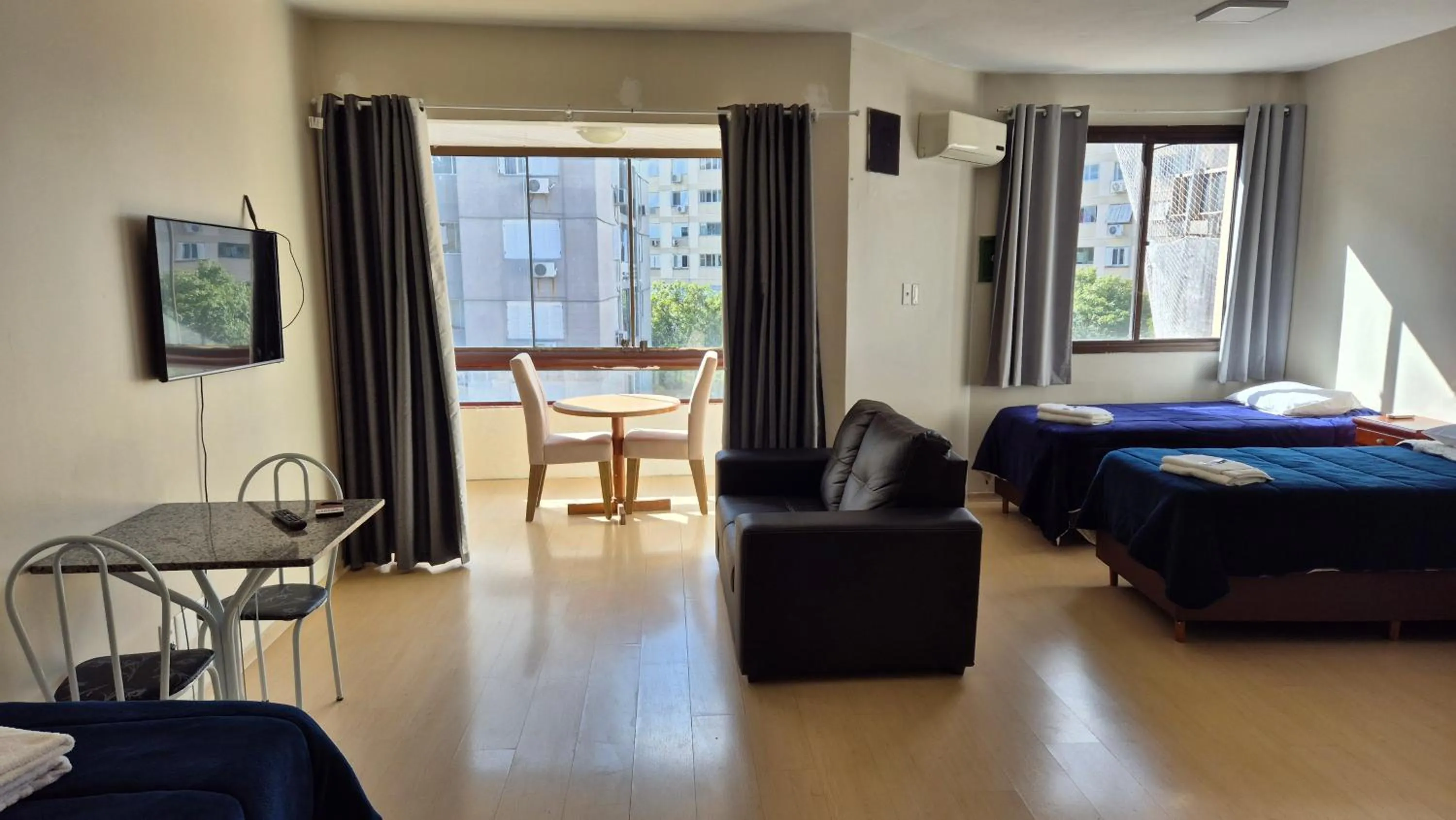 Bed in Manhattan Apart Hotel