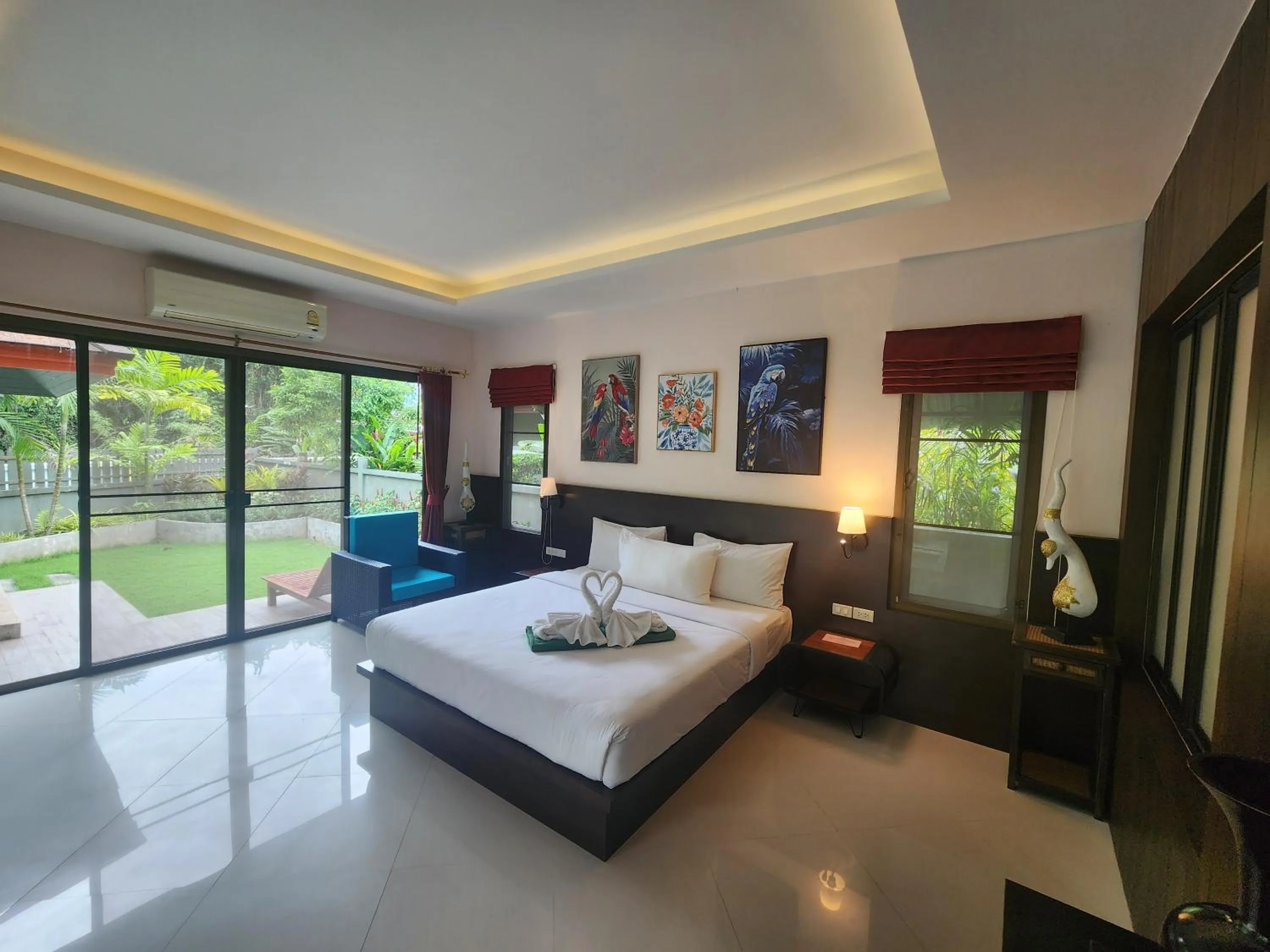 Bedroom, Bed in Khaolak Yama Resort - SHA Plus