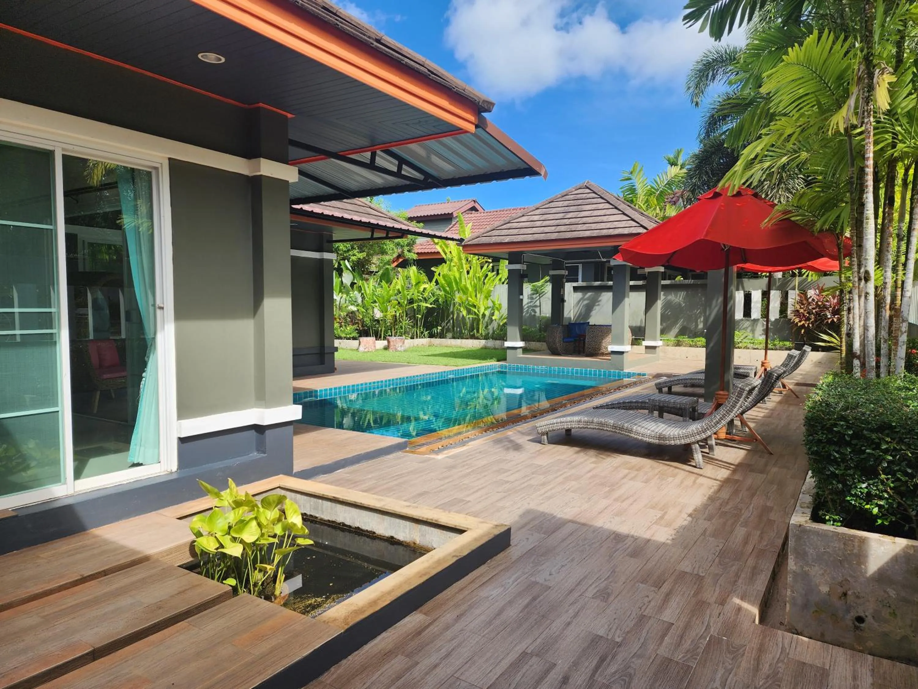 Pool view in Khaolak Yama Resort - SHA Plus