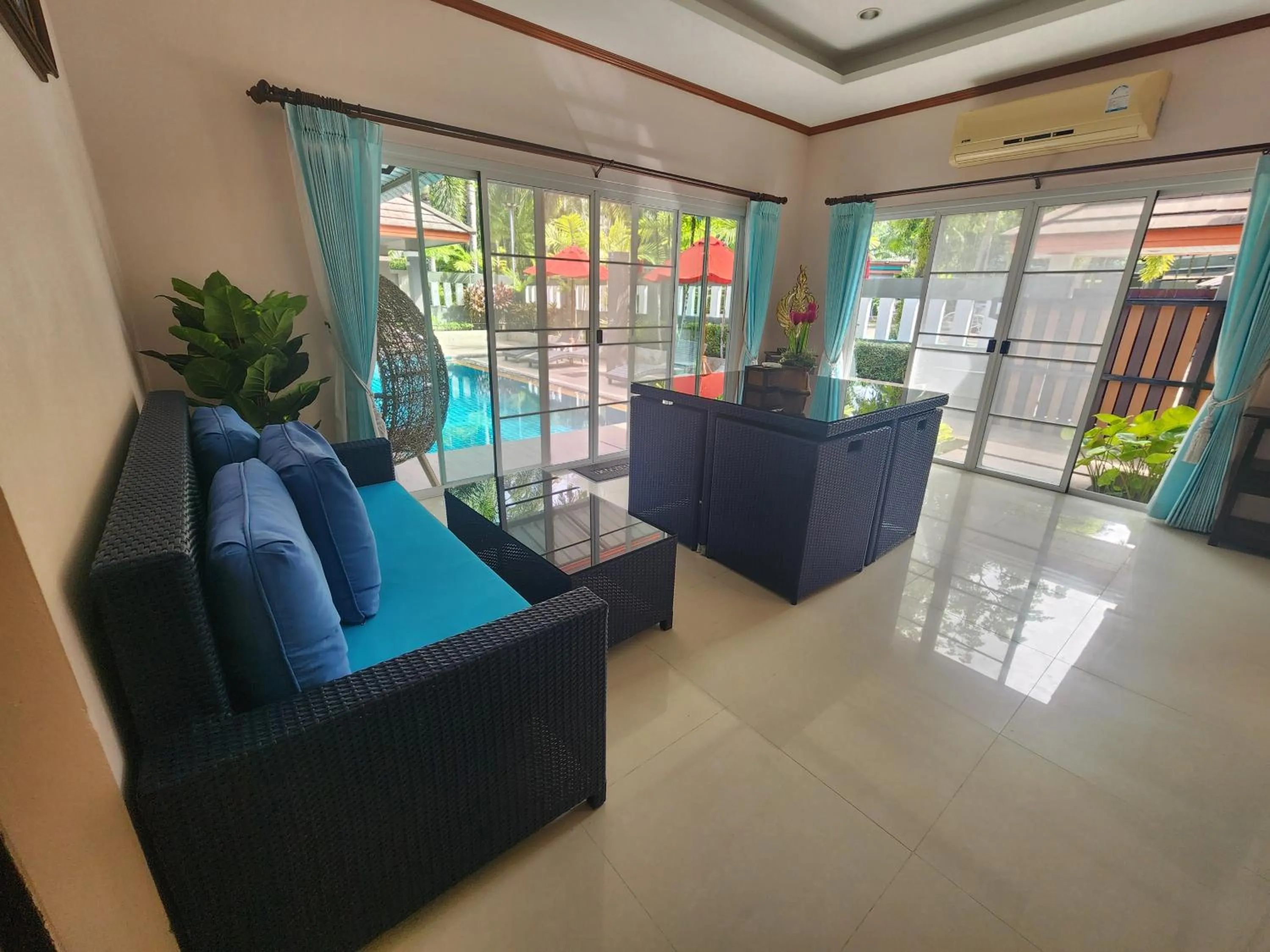 Living room in Khaolak Yama Resort - SHA Plus