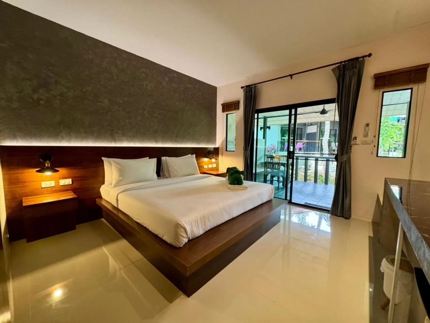 Bedroom, Bed in Khaolak Yama Resort - SHA Plus