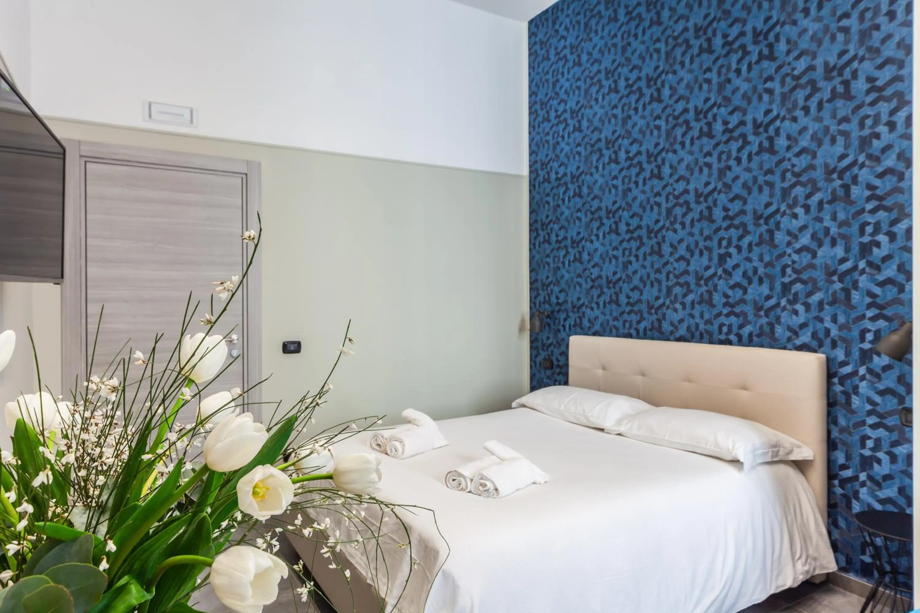 Bed in Donna Lena Relais Napoli