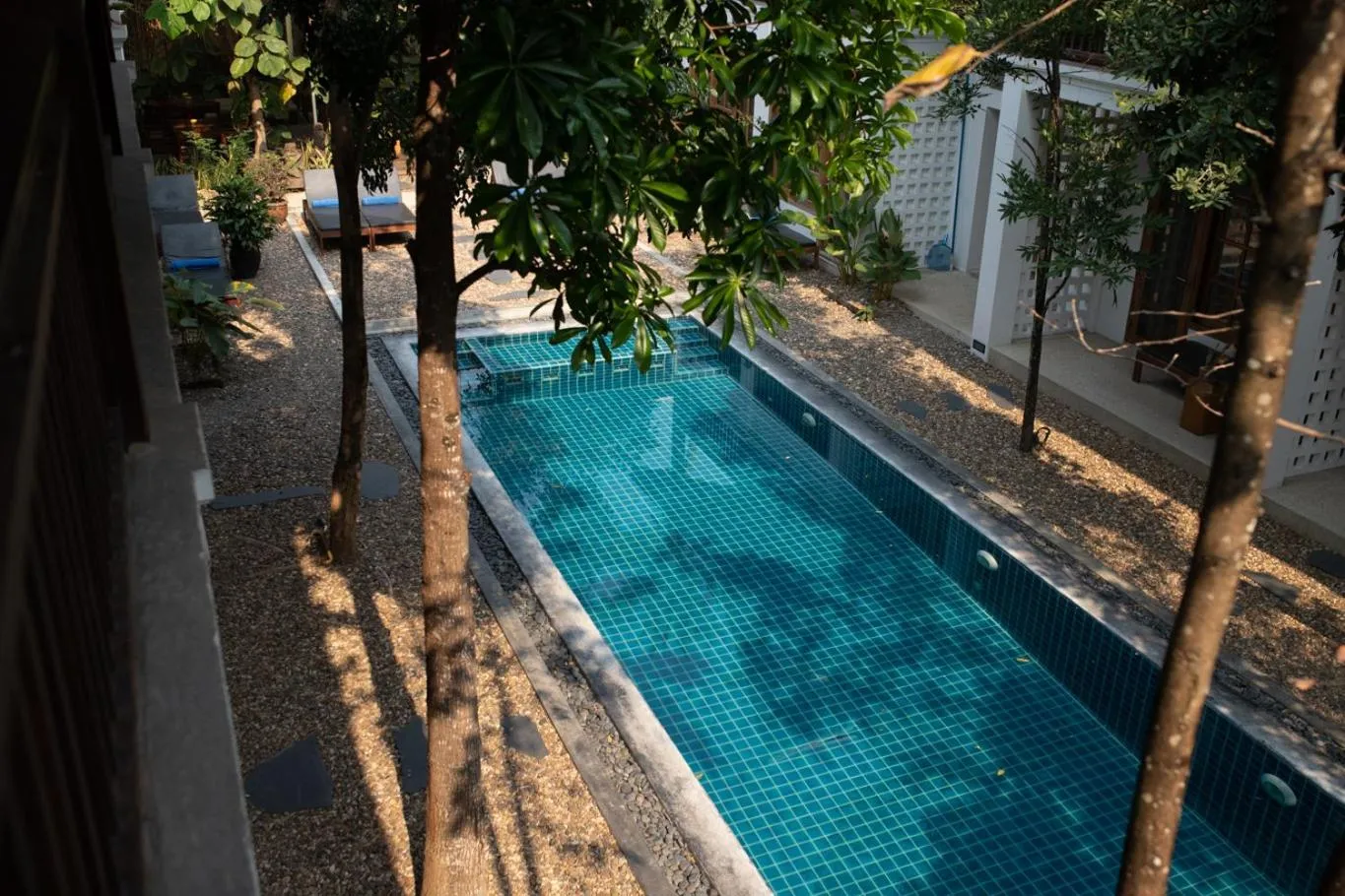Pool view in Le Sen Boutique Hotel