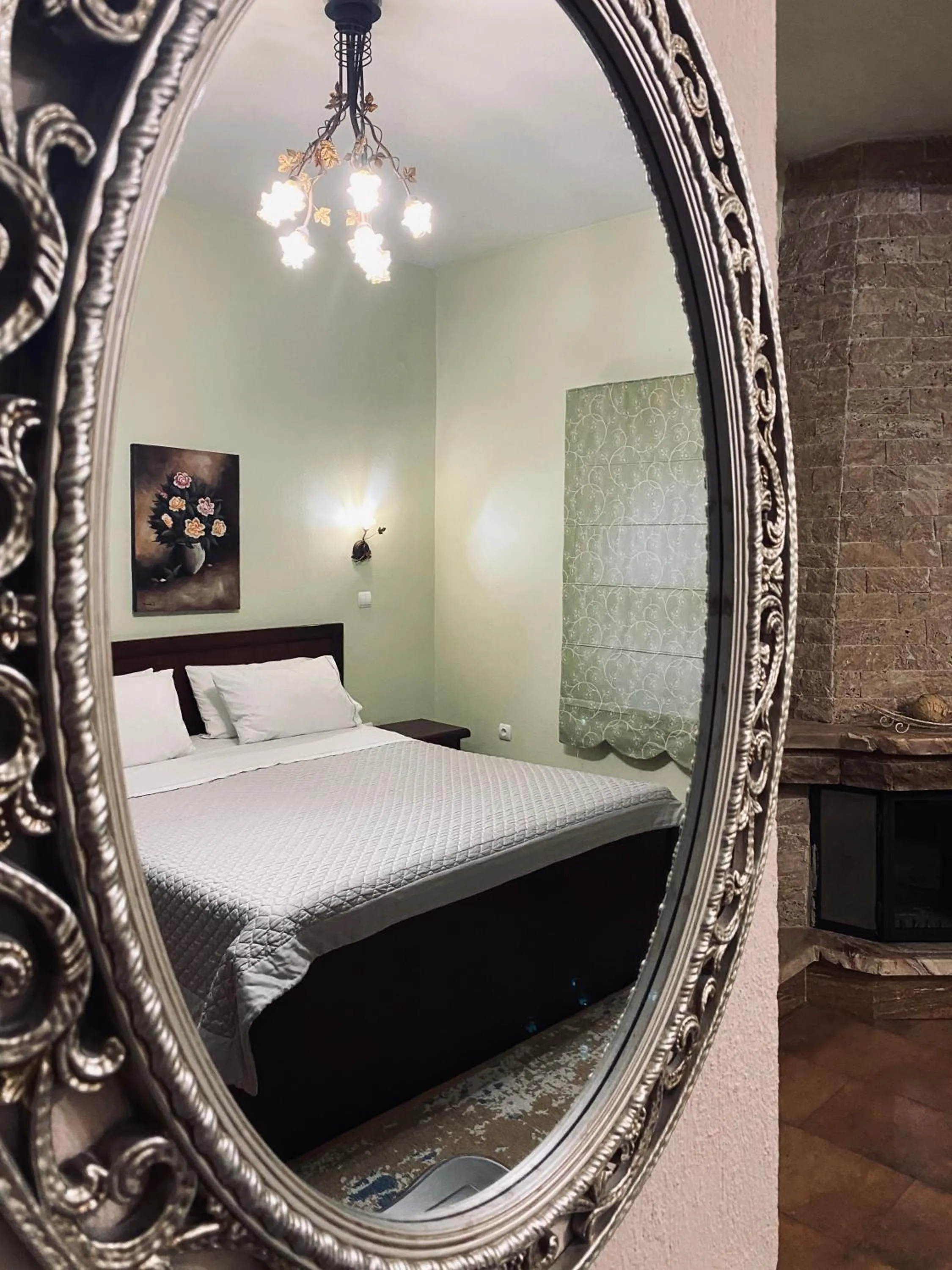 Bed in Gea Kaimaktsalan Hotel & Spa