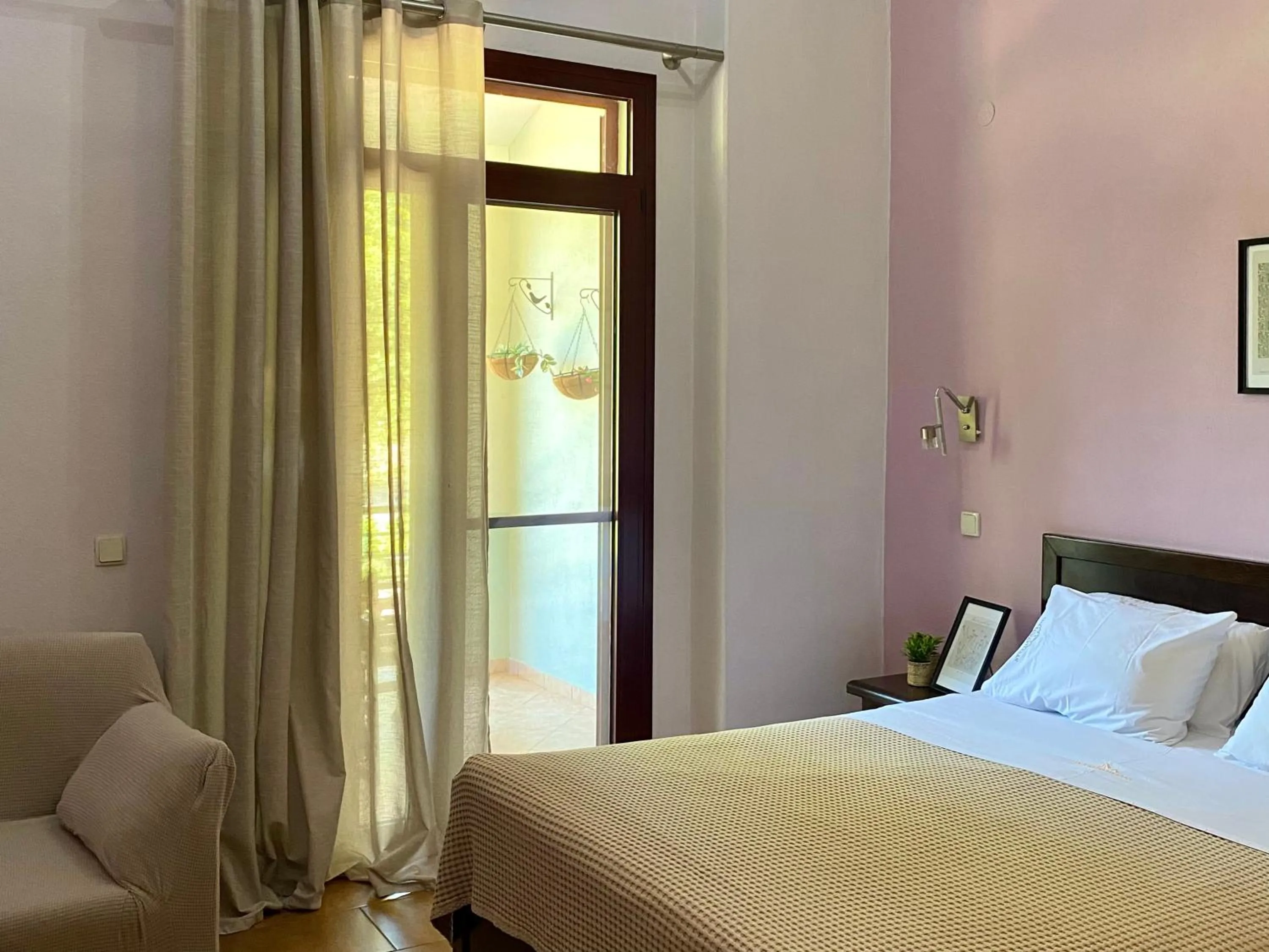 Bed in Gea Kaimaktsalan Hotel & Spa