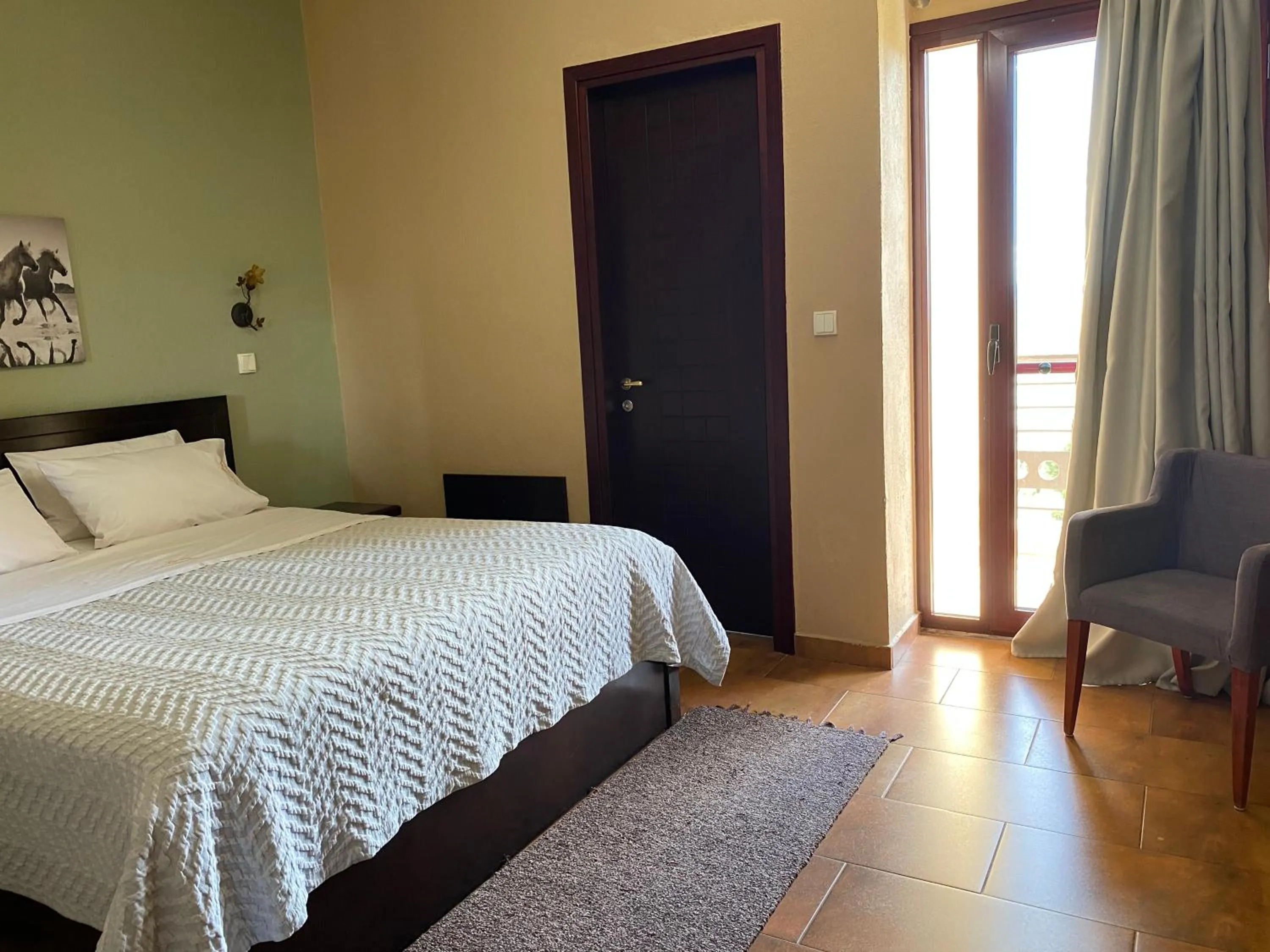 Bed in Gea Kaimaktsalan Hotel & Spa