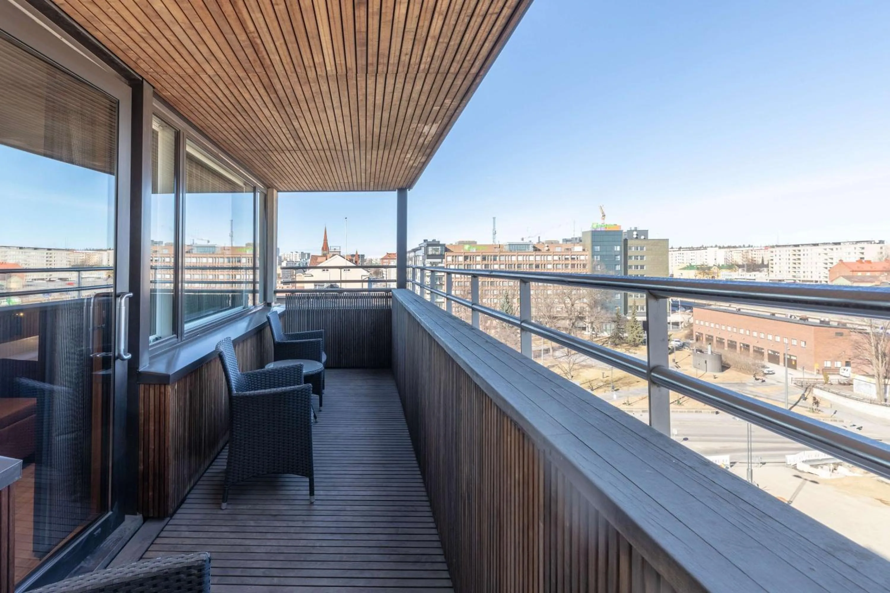 Bedroom in Scandic Tampere City