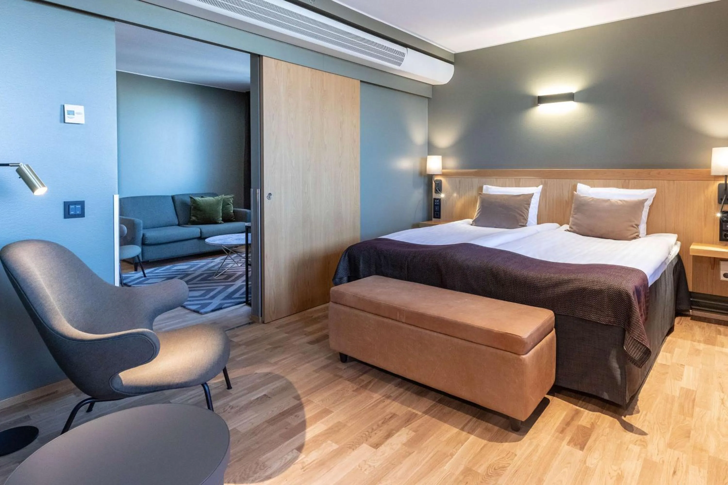 Bedroom, Bed in Scandic Tampere City