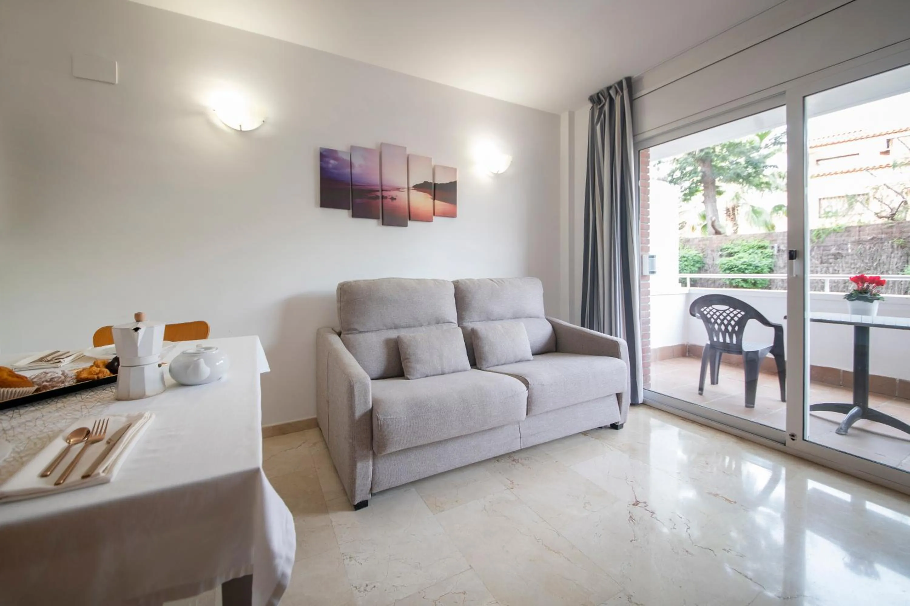 Living room in Aparthotel Marsol