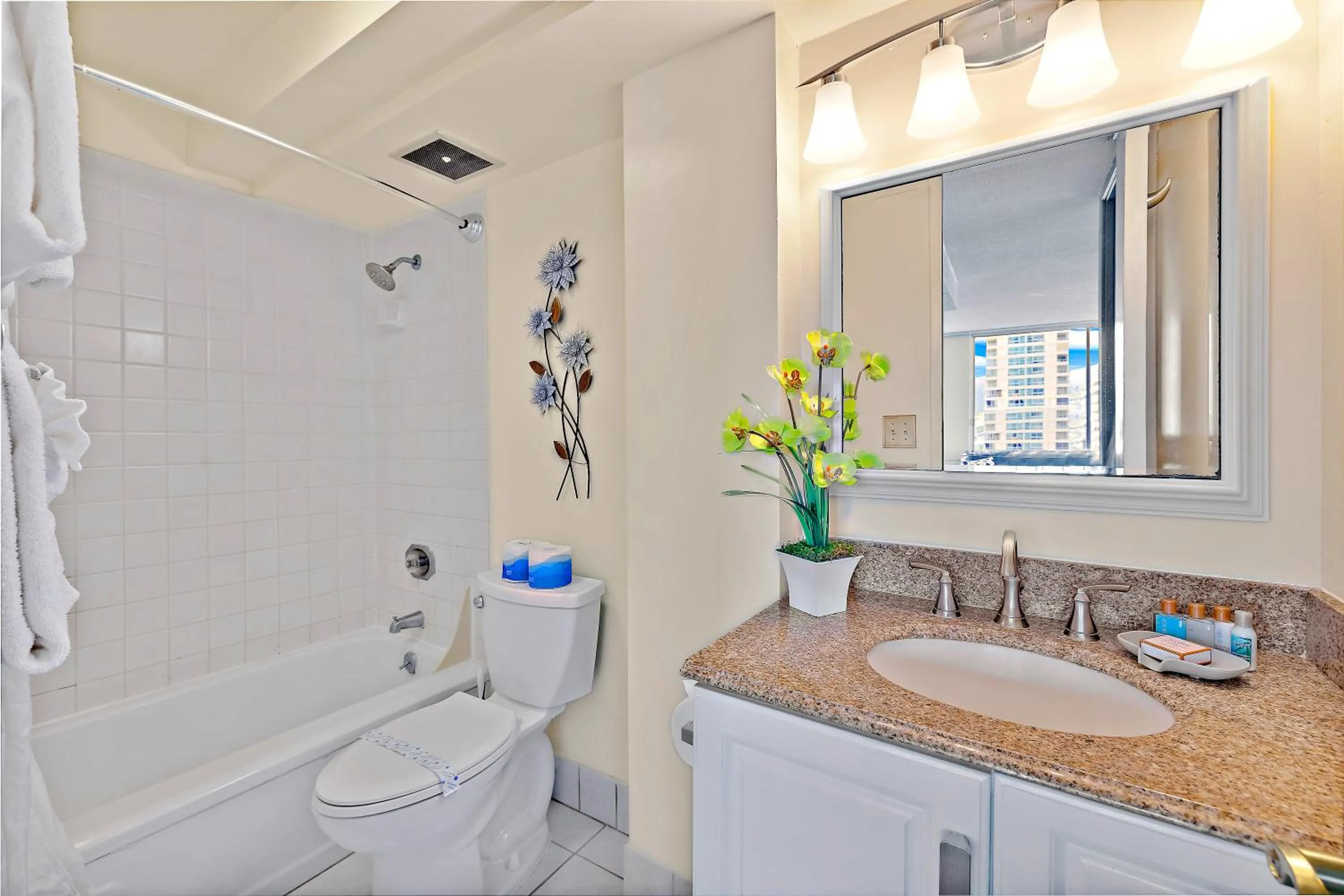 Shower in Pacific Monarch - 1 BR - Ocean and City Views!