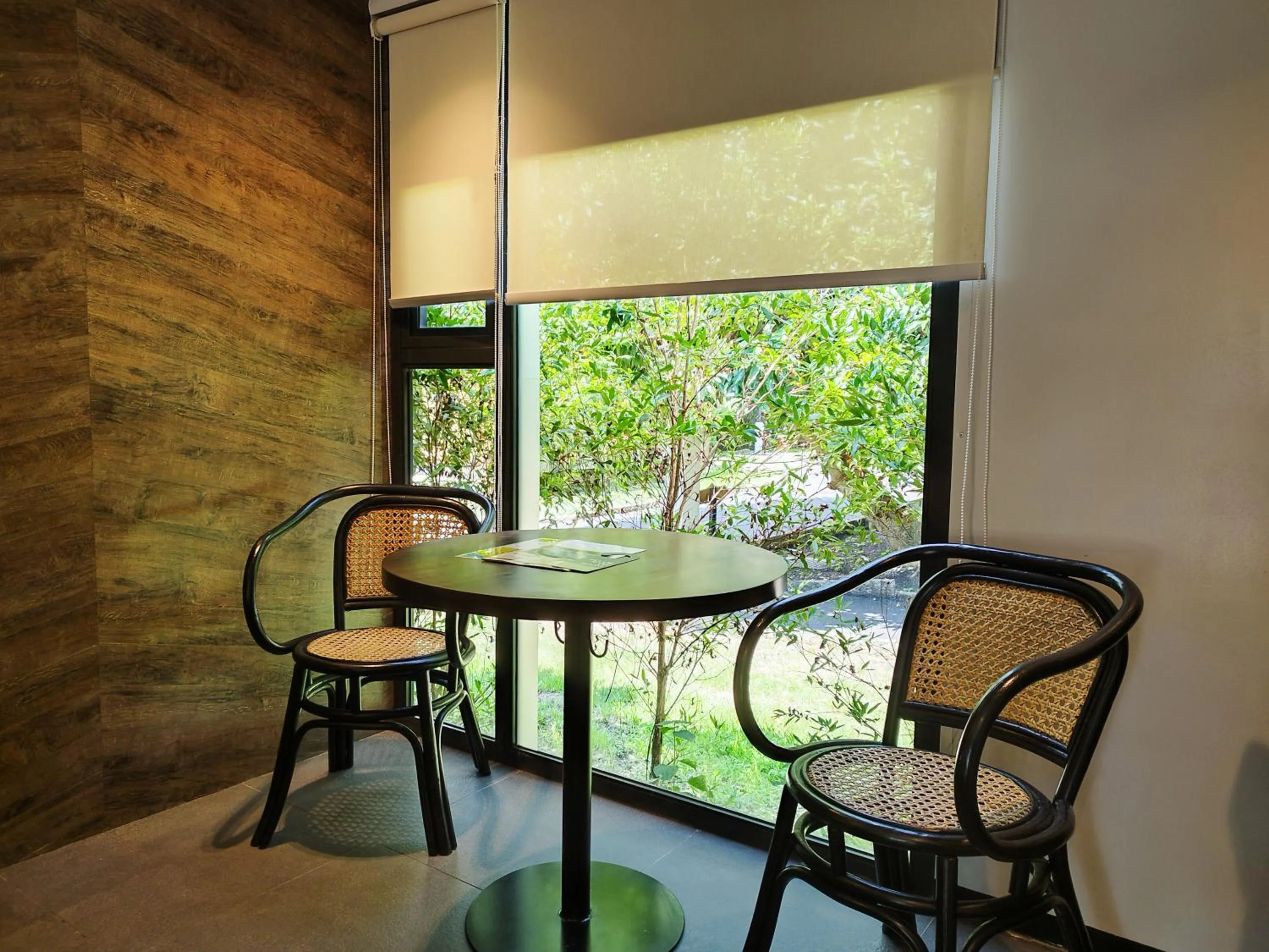 Seating area in Cala Laiya