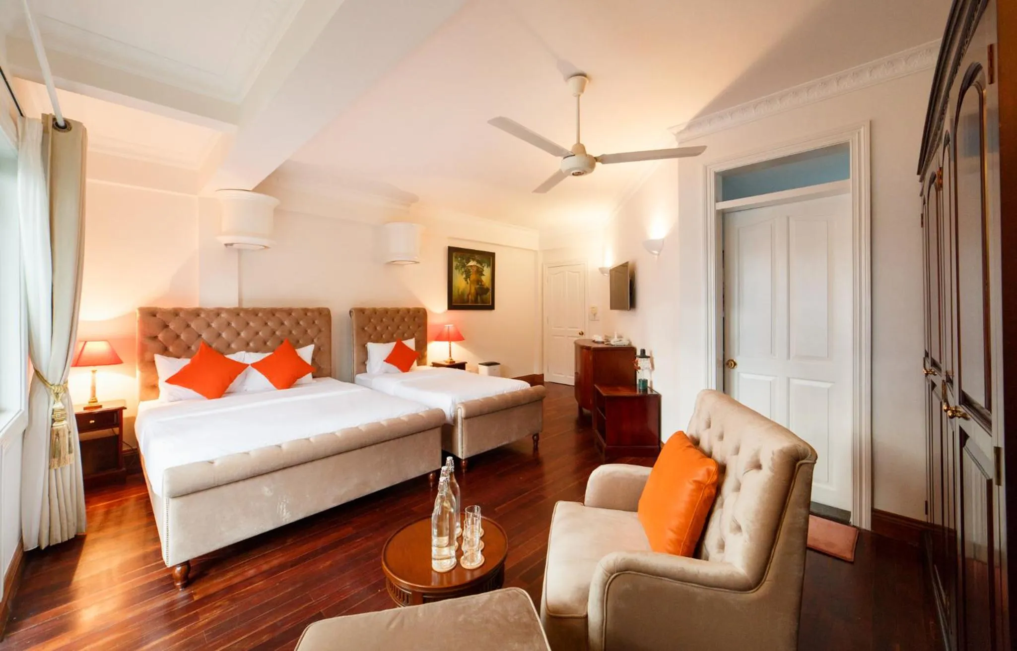 Bed in Lamarque Dalat Villa