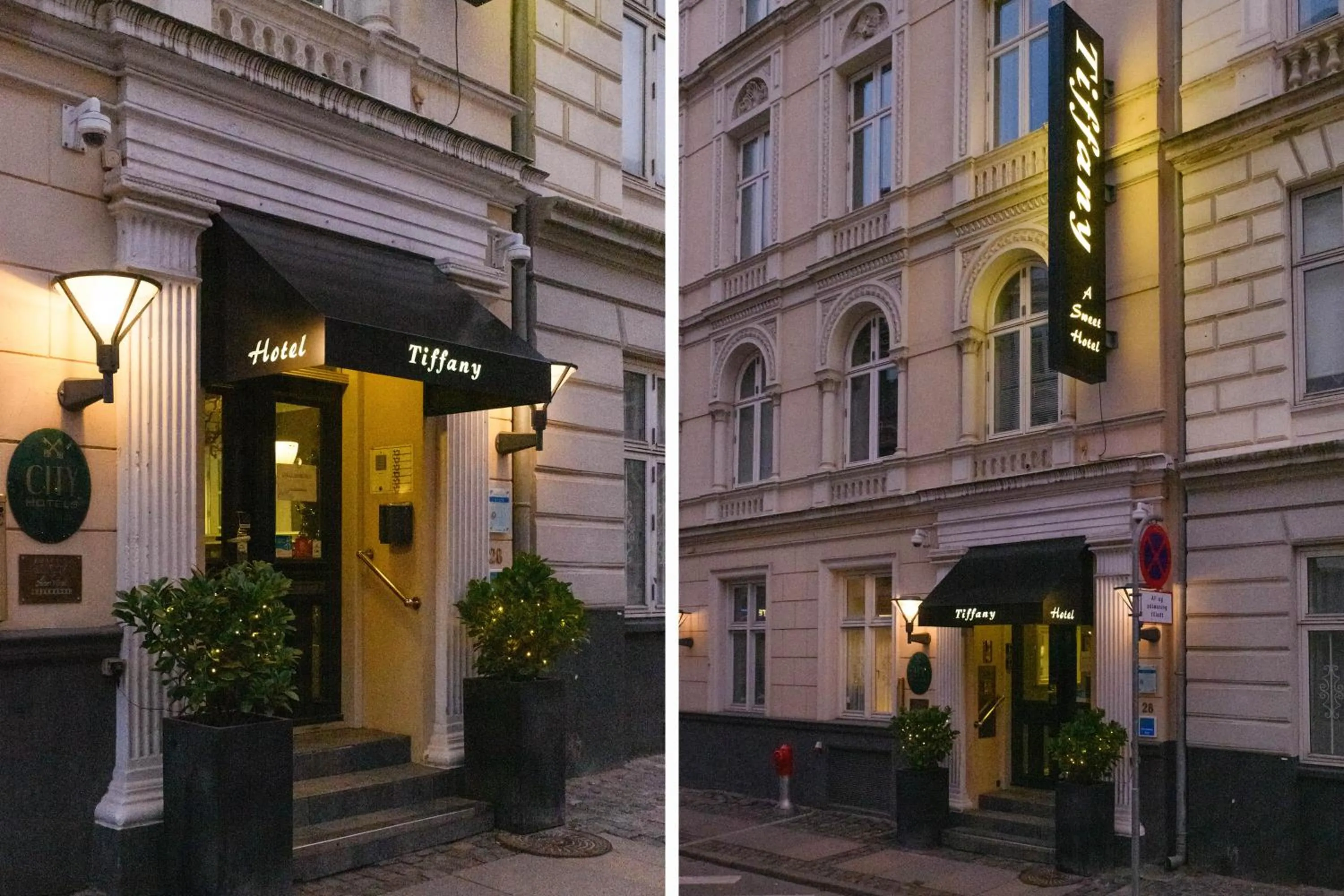 Facade/entrance in Hotel Tiffany