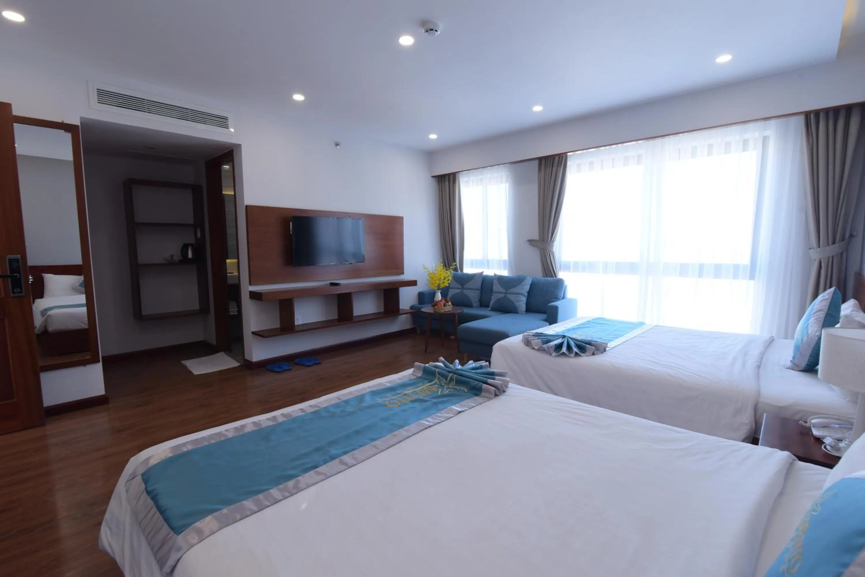 Bed in MENTO HOTEL QUY NHƠN