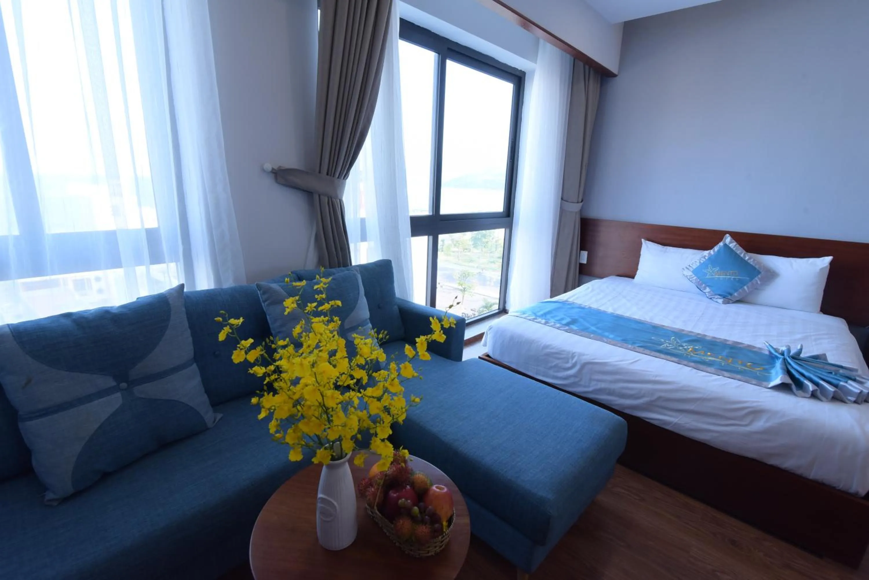 Bed in MENTO HOTEL QUY NHƠN