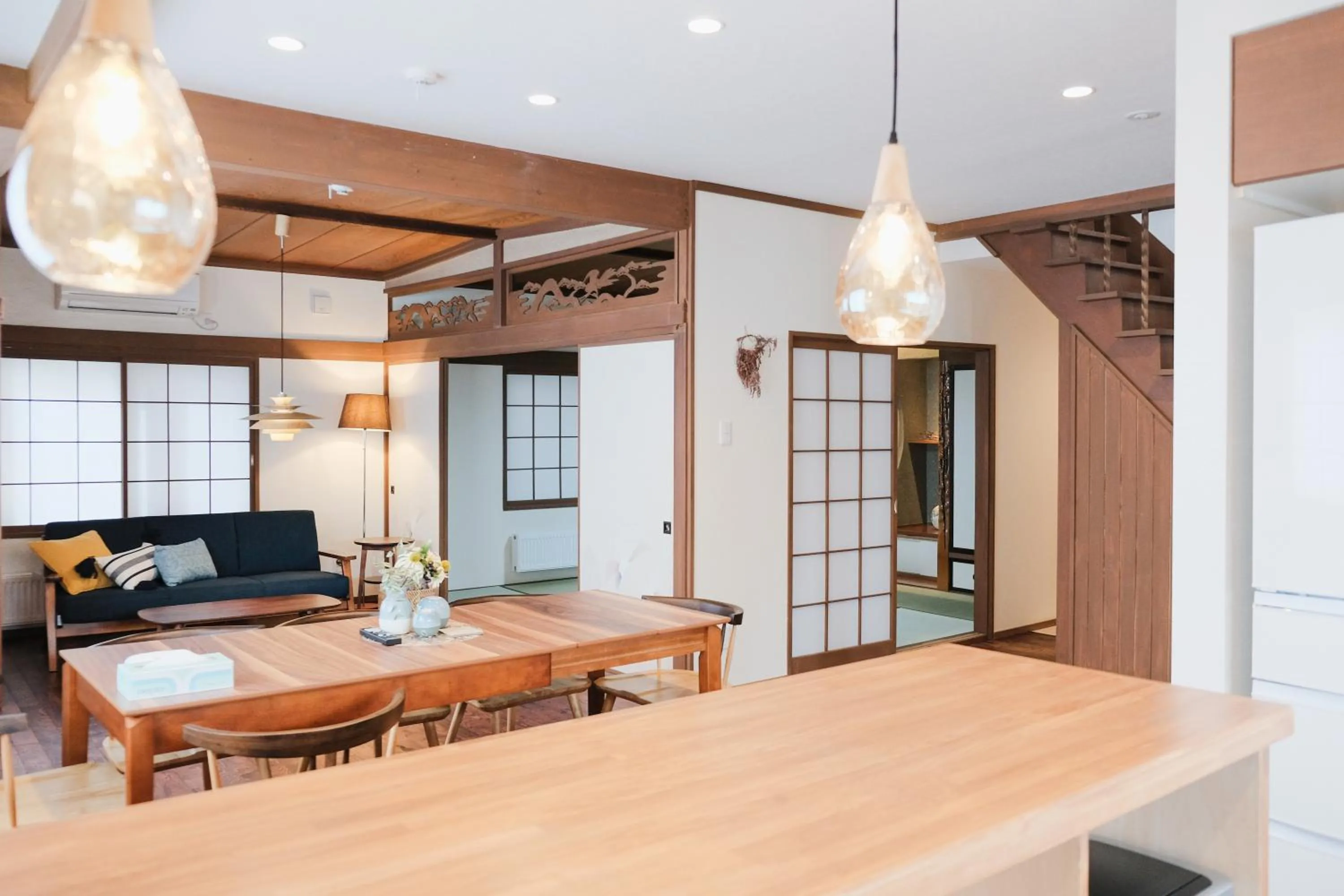 Living room in Lampstand STAY Sapporo-House A