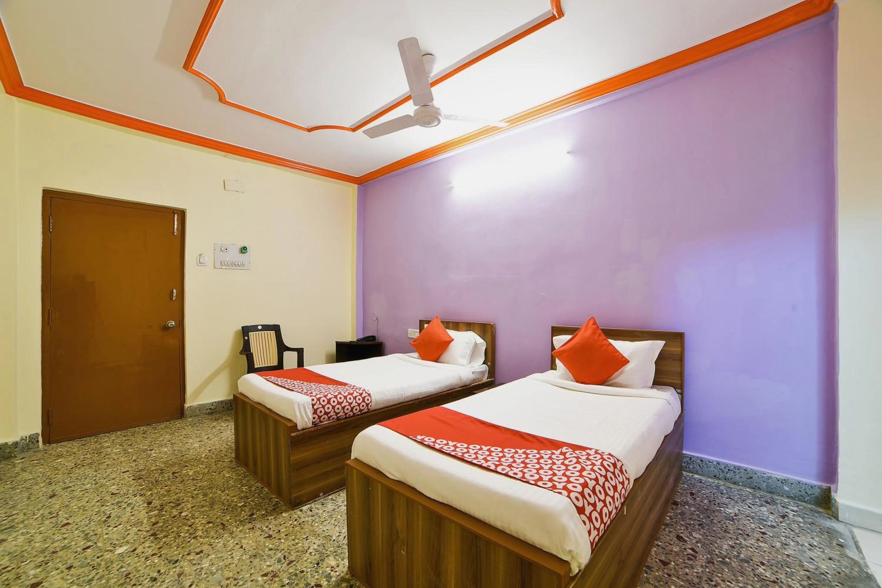 Bedroom in Hotel O Radika Residency