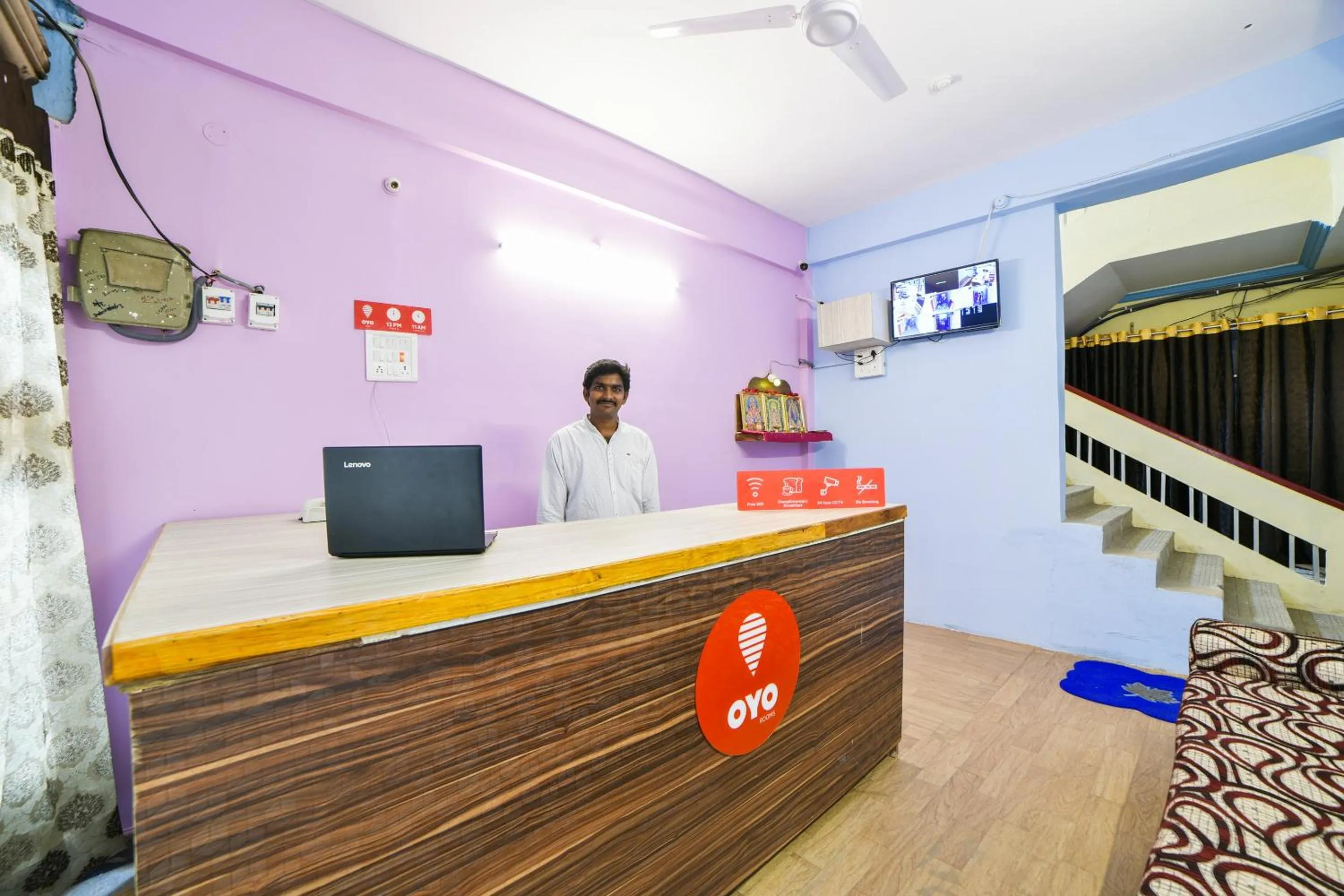 Lobby or reception in Hotel O Radika Residency