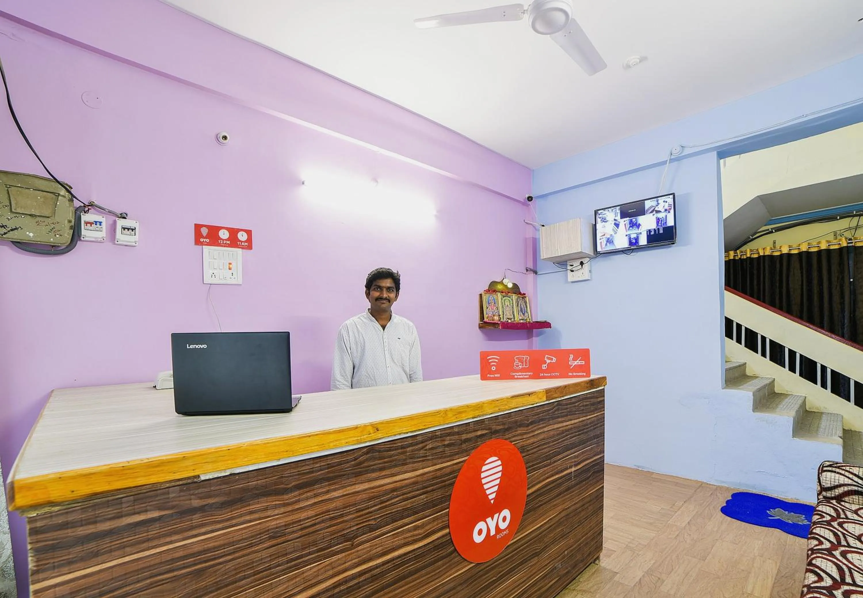 Lobby or reception in Hotel O Radika Residency