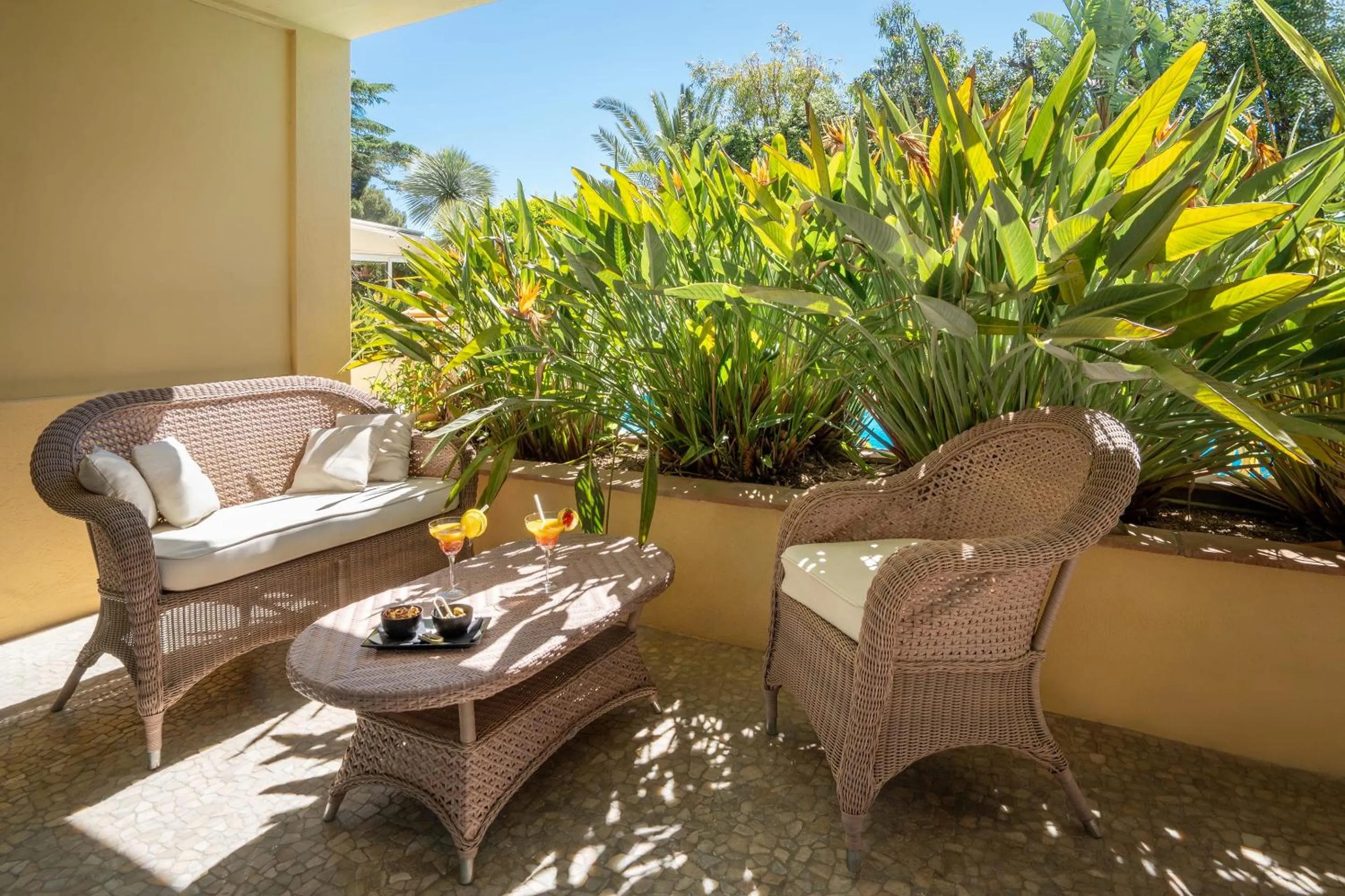 Patio in Best Western Premier Montfleuri