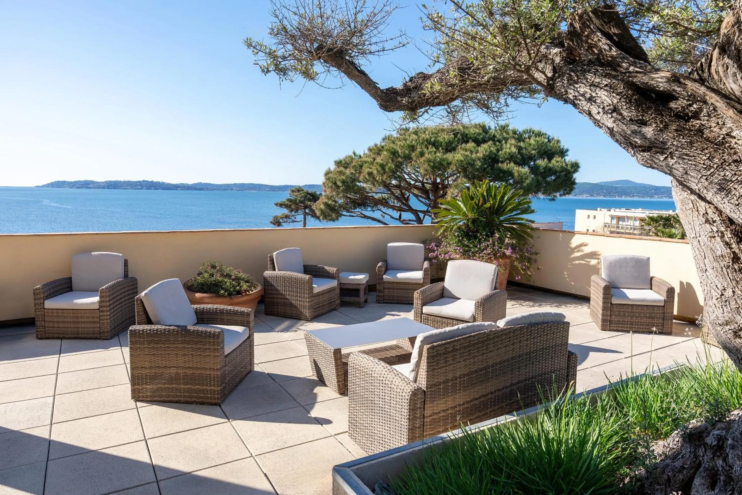 Sea view in Best Western Premier Montfleuri