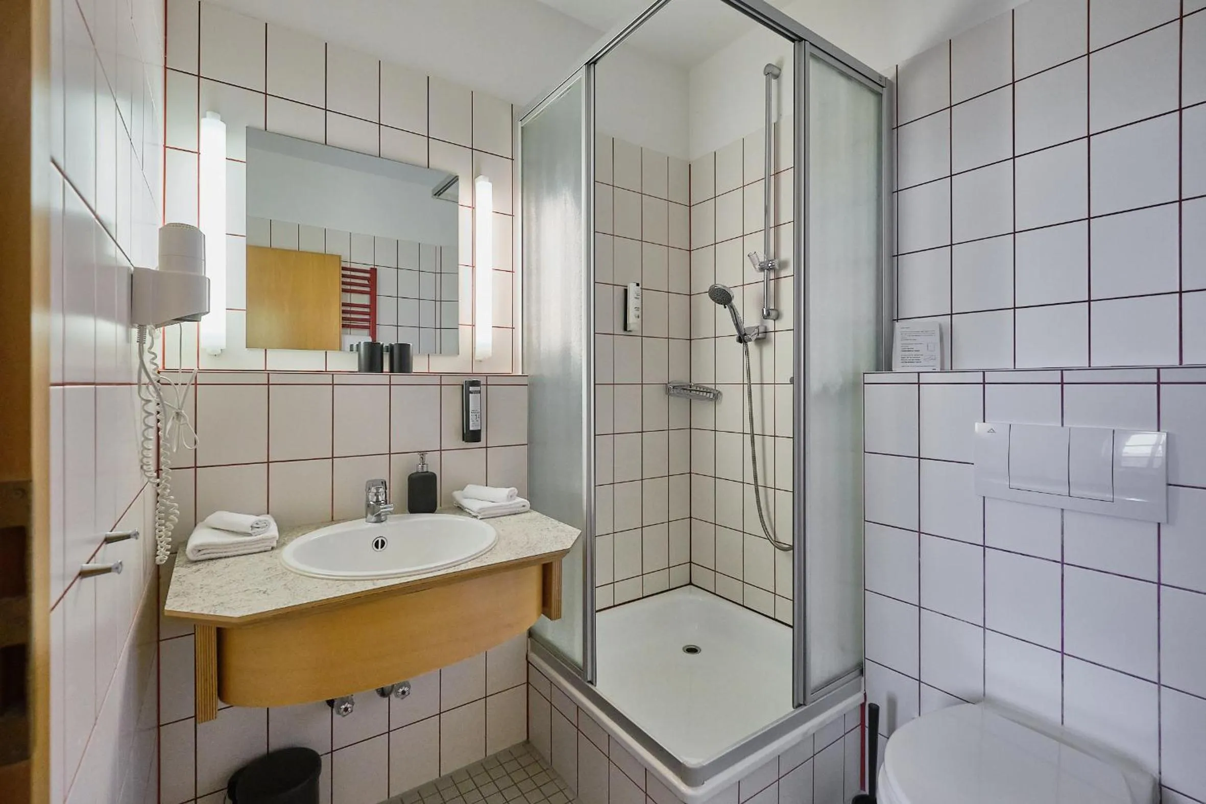 Bathroom in Hotel Roter Hahn