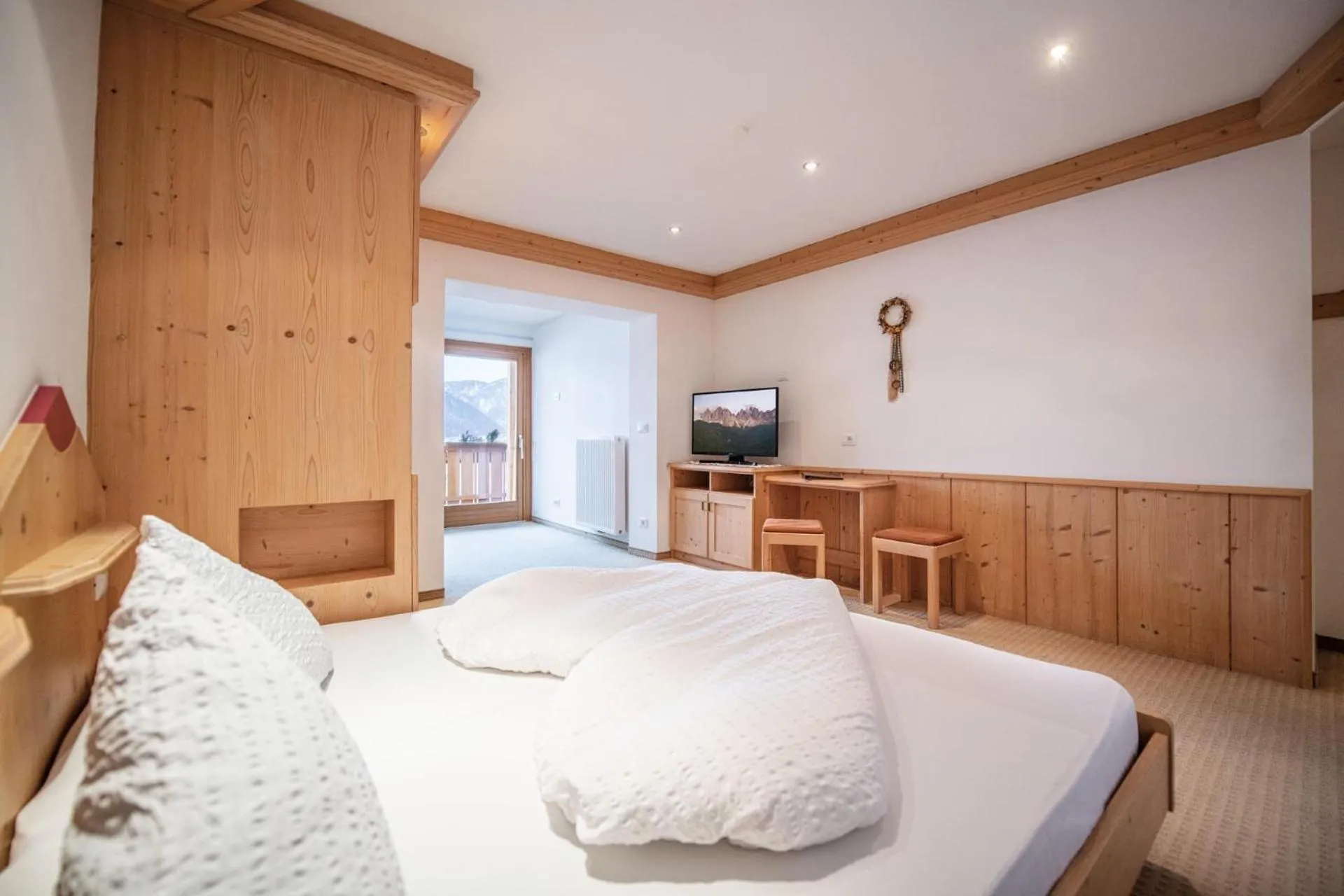 Bed in Gasthof Teiser Stern