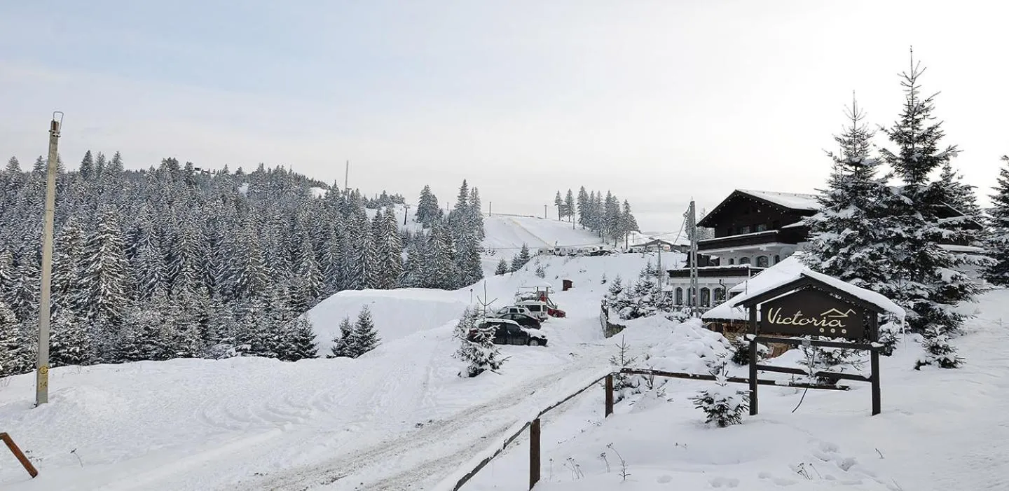 Property building in Pensiune & Restaurant Victoria