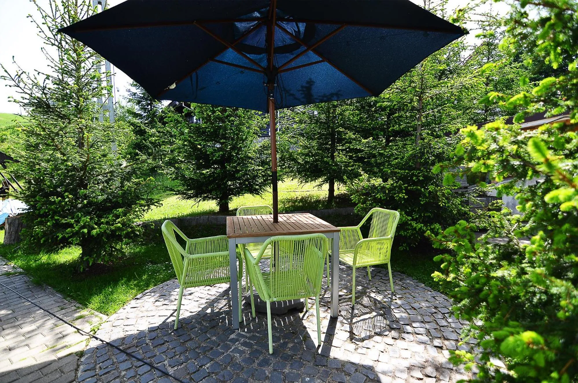 Garden in Pensiune & Restaurant Victoria