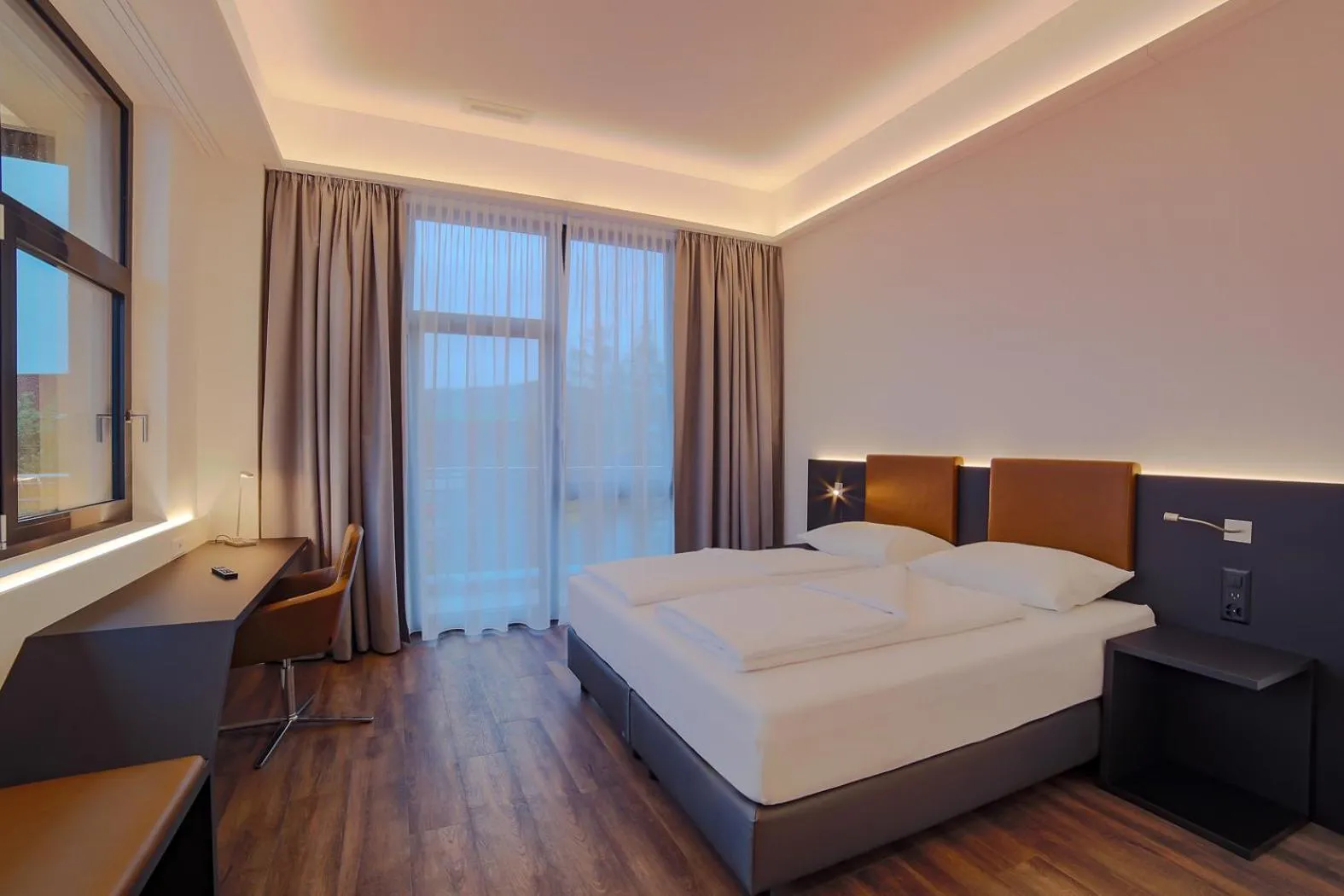 Bed in Hotel von Rotz