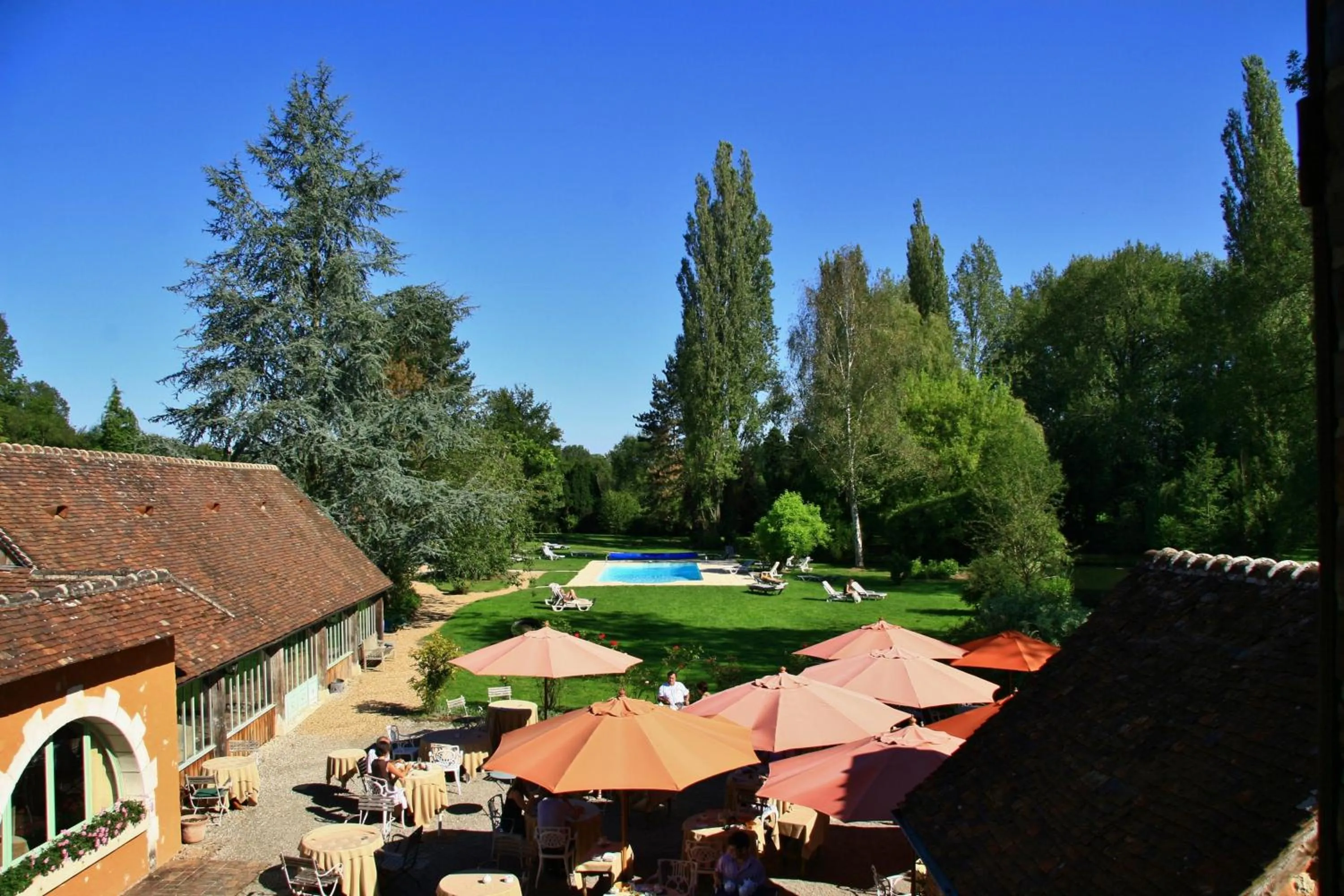 Bird's eye view in Domaine De Villeray
