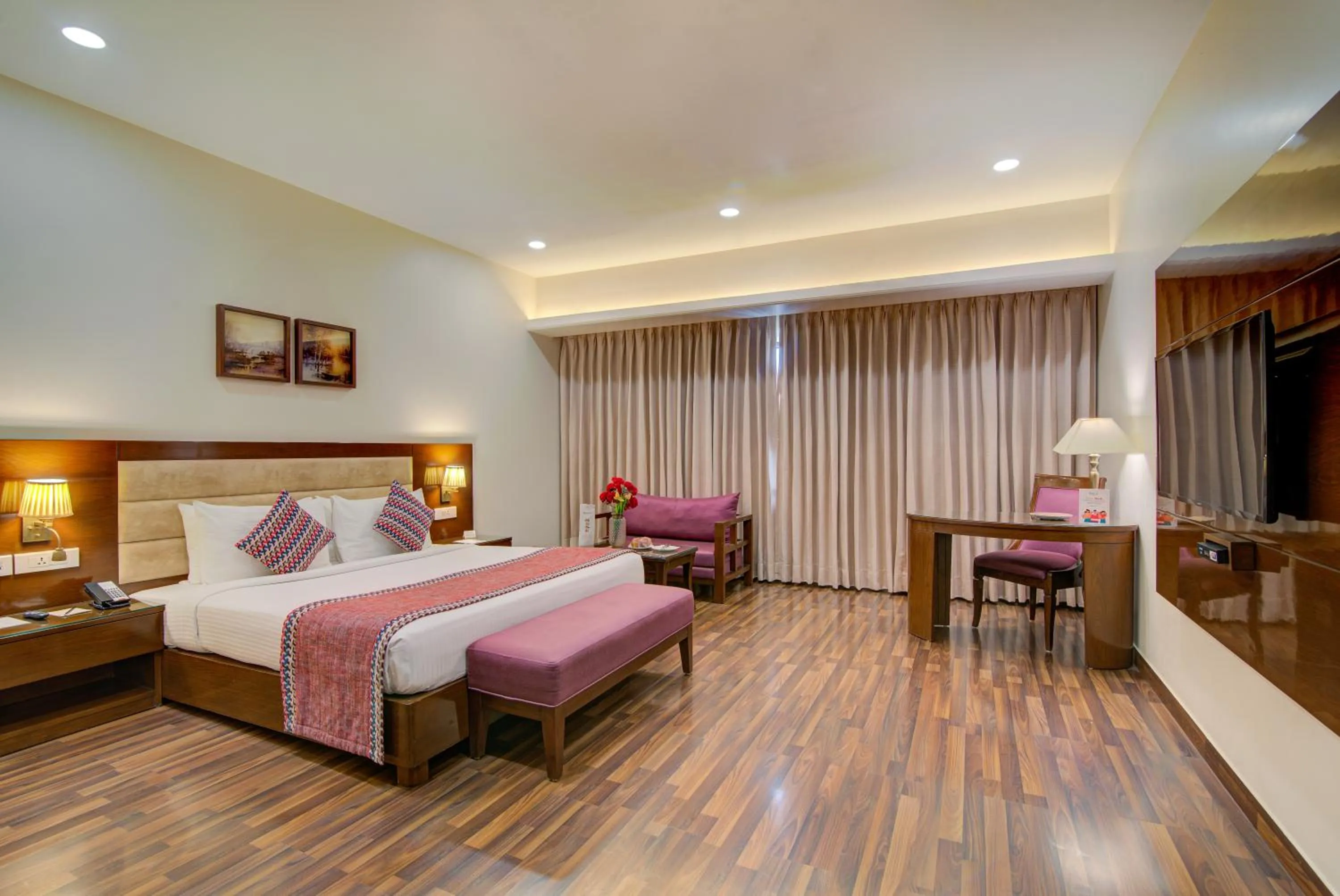Bedroom, Bed in Hotel Home In By Amrik Sukhdev