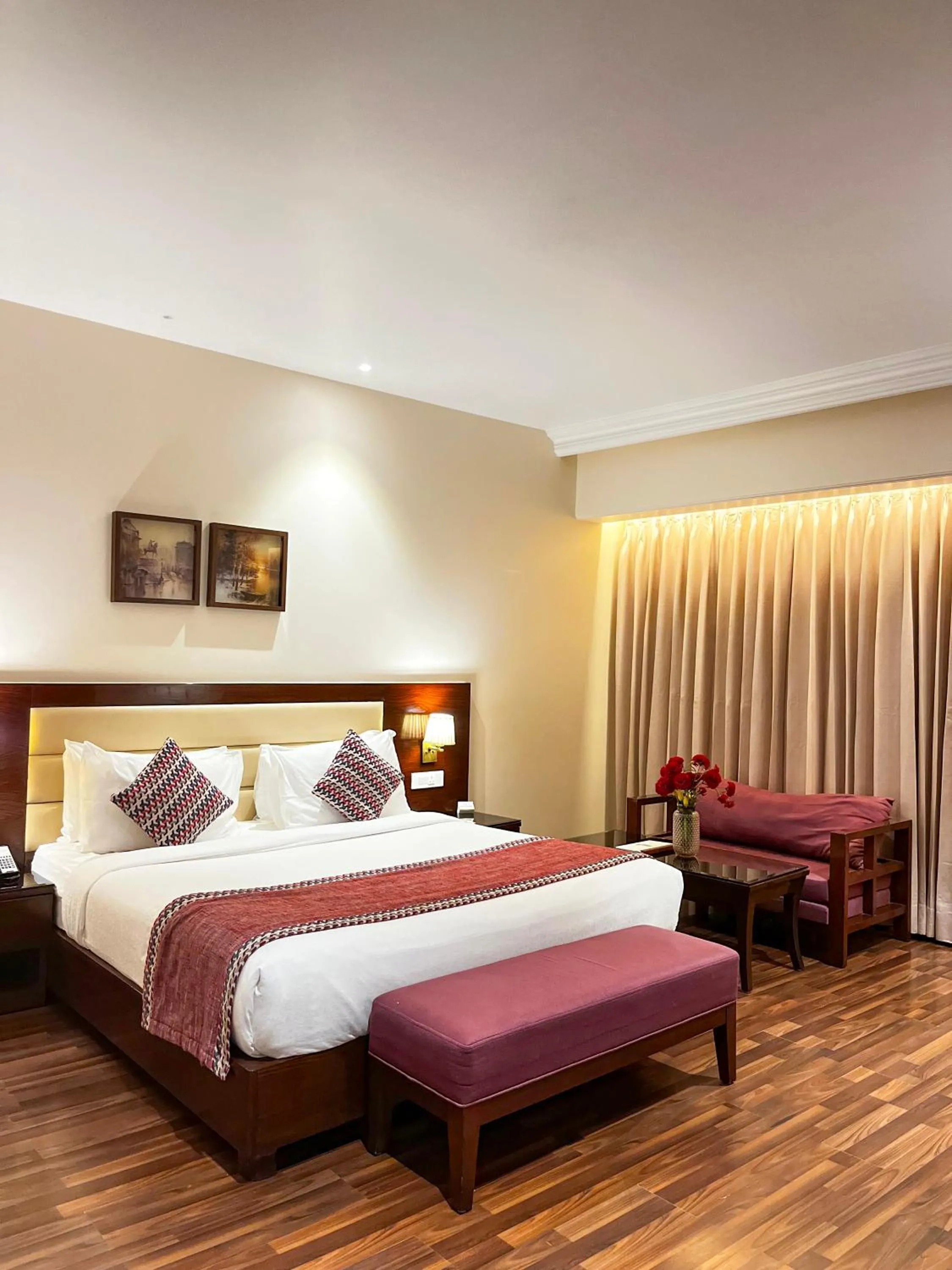 Bed in Hotel Home In By Amrik Sukhdev