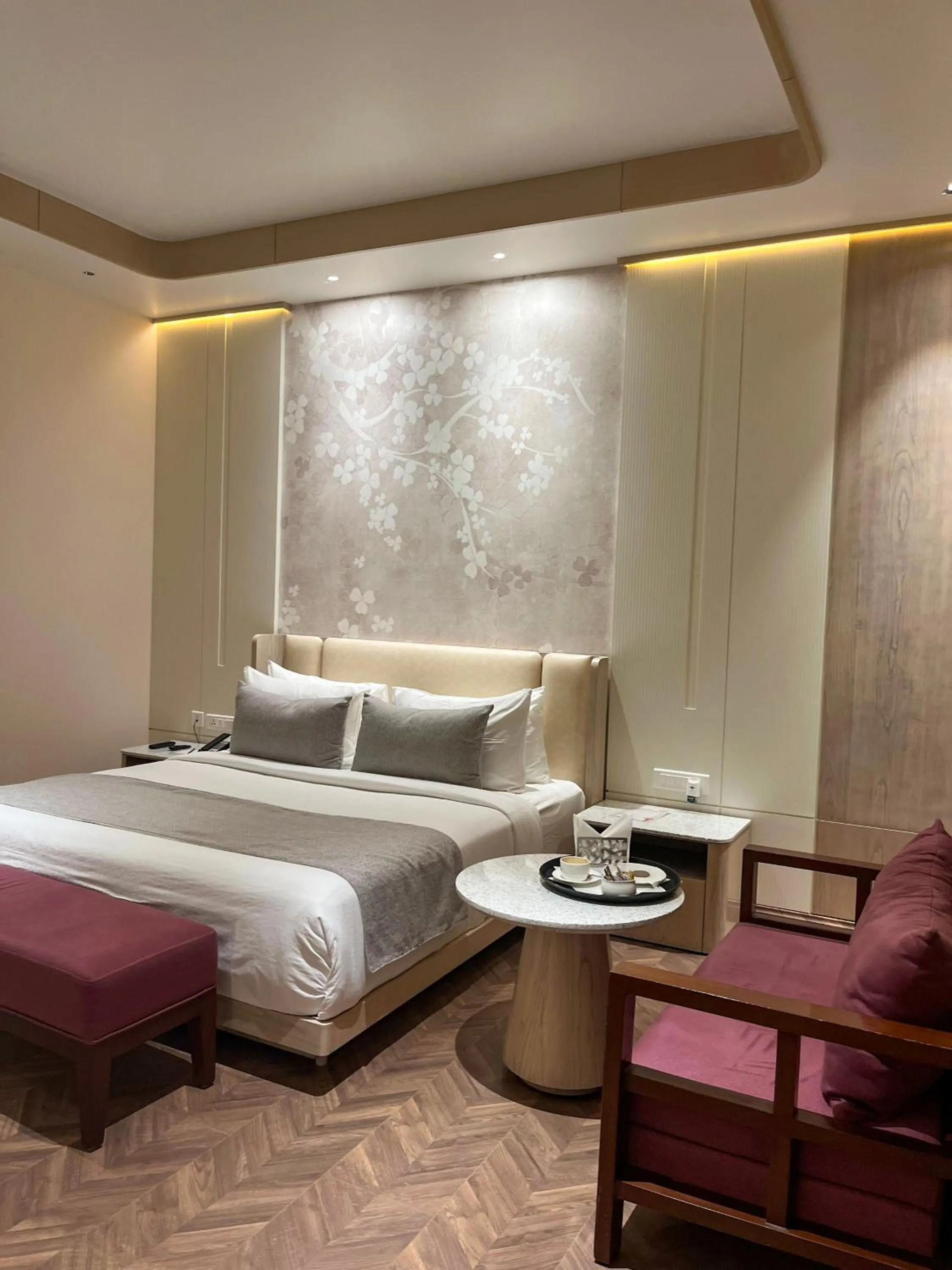 Bed in Hotel Home In By Amrik Sukhdev