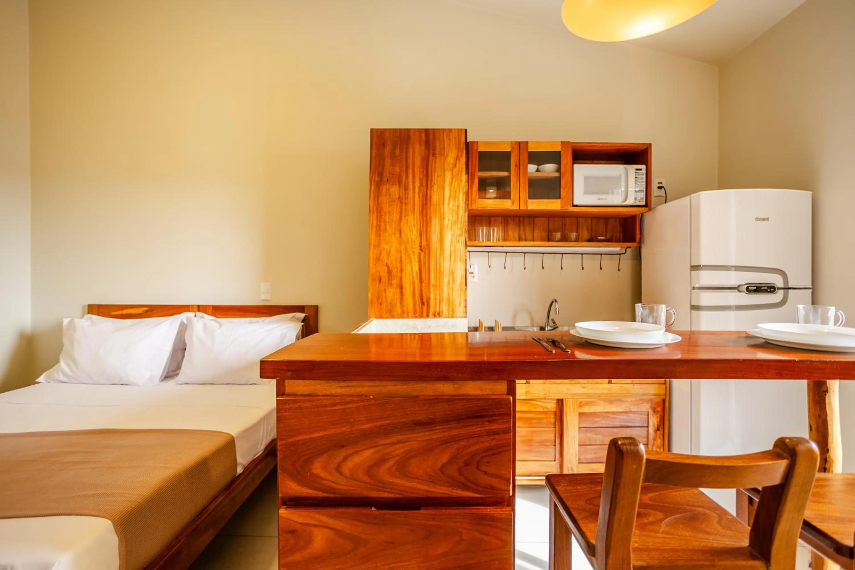 kitchen, Bed in Villa das Palmeiras Jeri